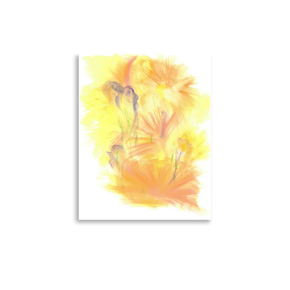 Poster Aquarelle Abstraite RDJ 1 - Laure Leprince - Artiste Peintre