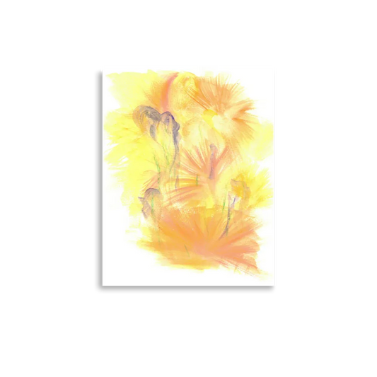 Poster Aquarelle Abstraite RDJ 1 - Laure Leprince - Artiste Peintre