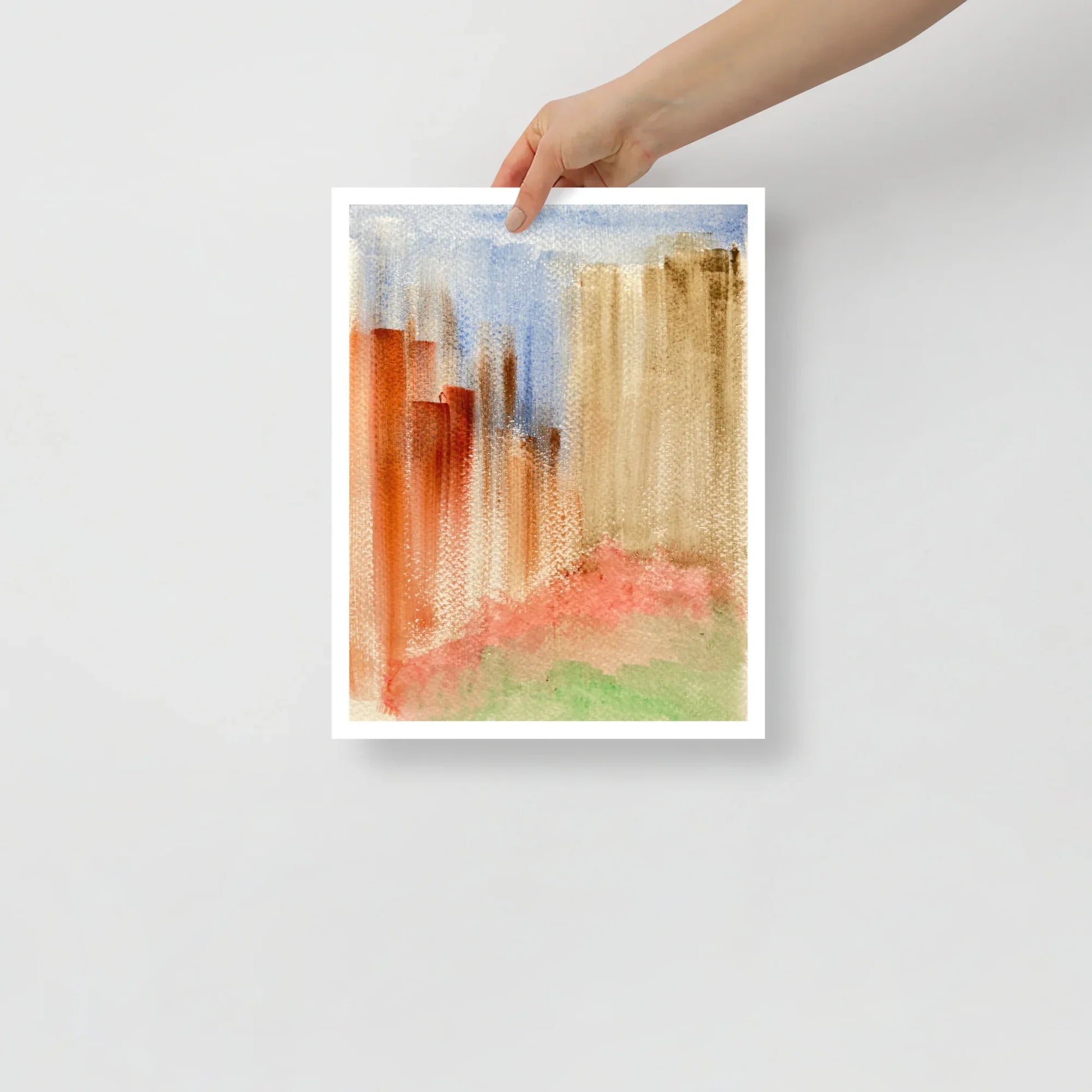 Affiche Aquarelle Abstraire RDJ 9 - Laure Leprince - Artiste Peintre
