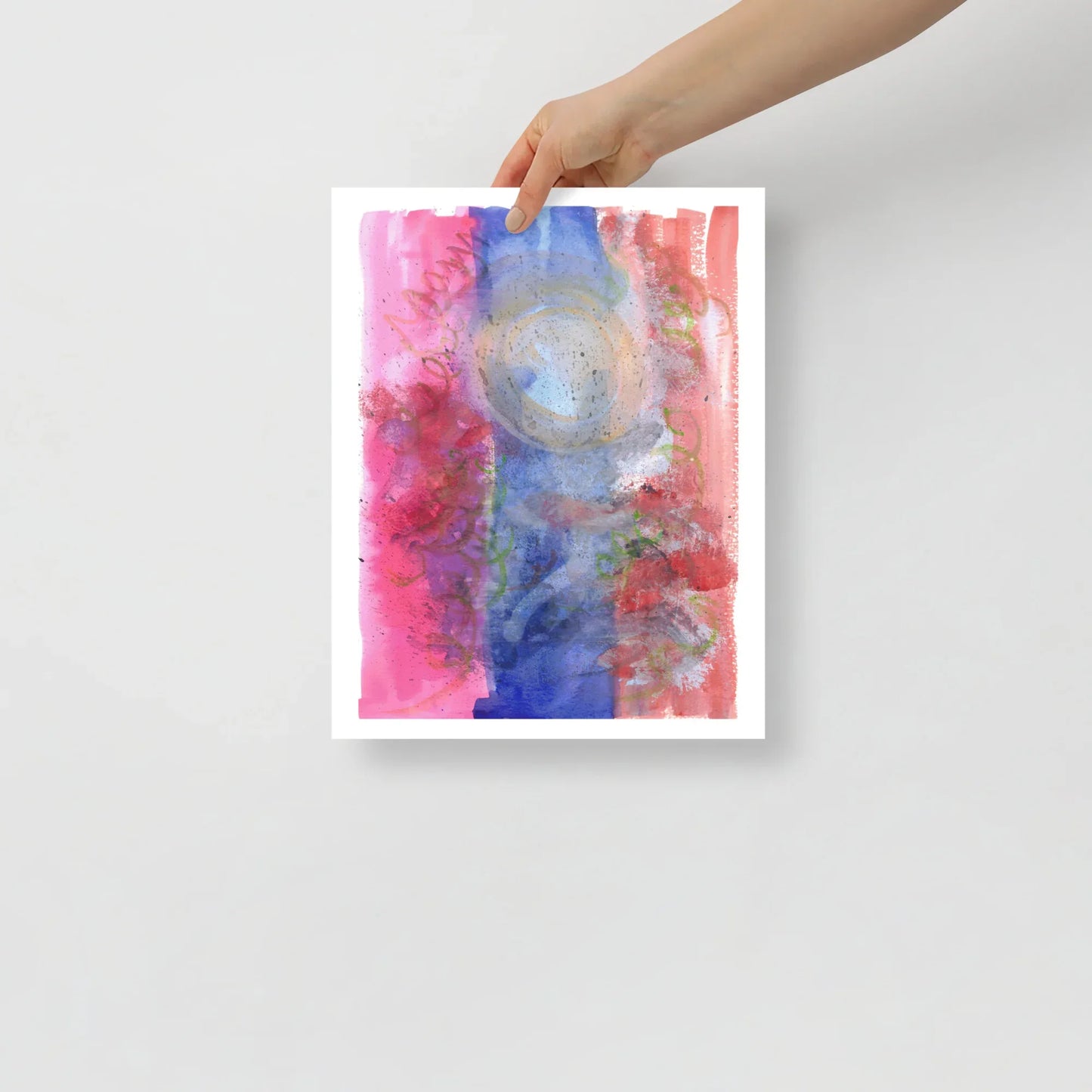 Affiche Aquarelle Abstraire RDJ 13 - Laure Leprince - Artiste Peintre