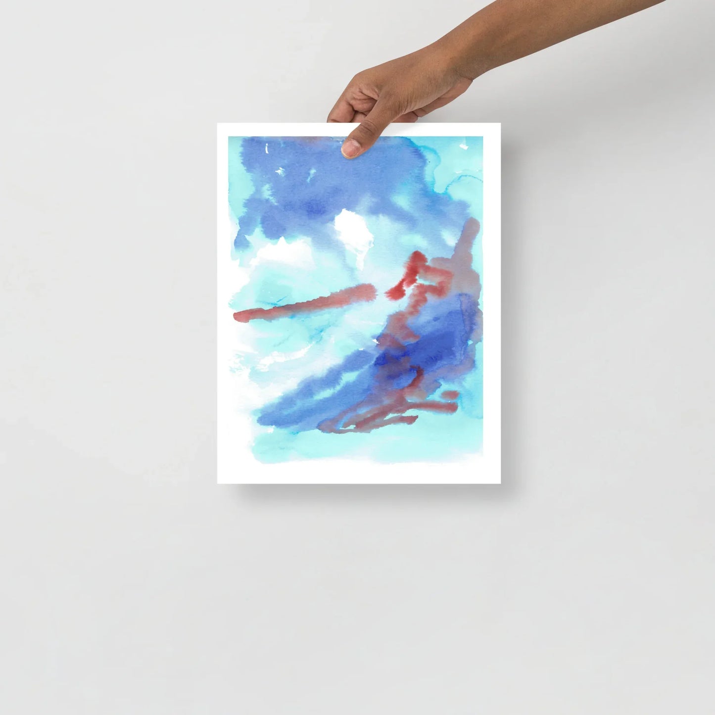 Poster Aquarelle Abstraire RDJ 16 - Laure Leprince - Artiste Peintre