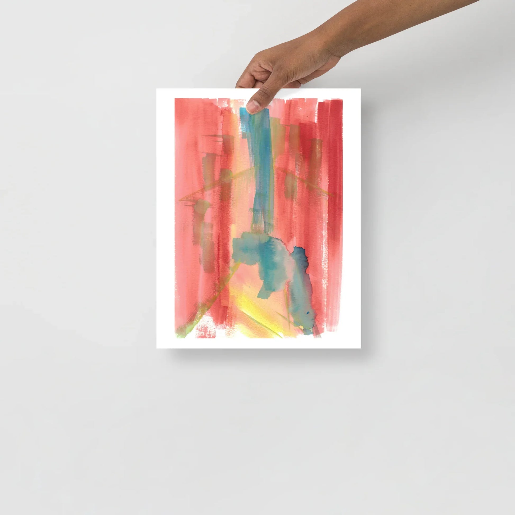Poster Aquarelle Abstraire RDJ 17 - Laure Leprince - Artiste Peintre
