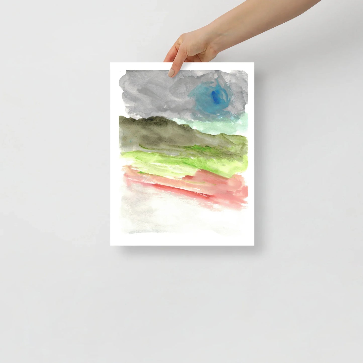 Affiche Aquarelle Abstraite RDJ 19 - Laure Leprince - Artiste Peintre