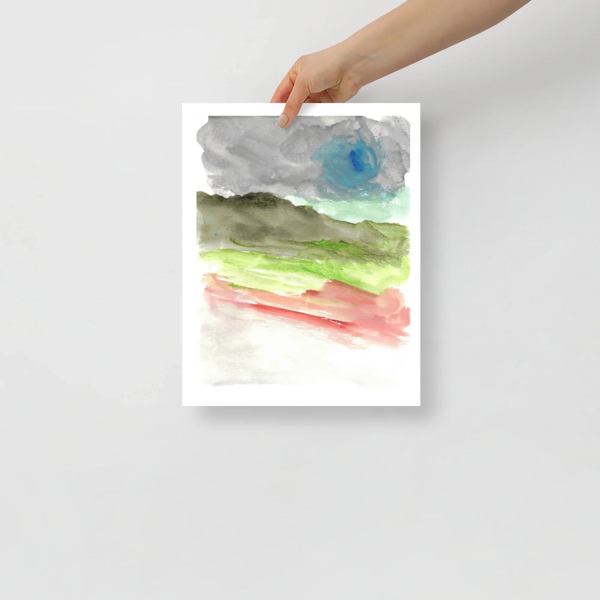 Affiche Aquarelle Abstraite RDJ 19 - Laure Leprince - Artiste Peintre