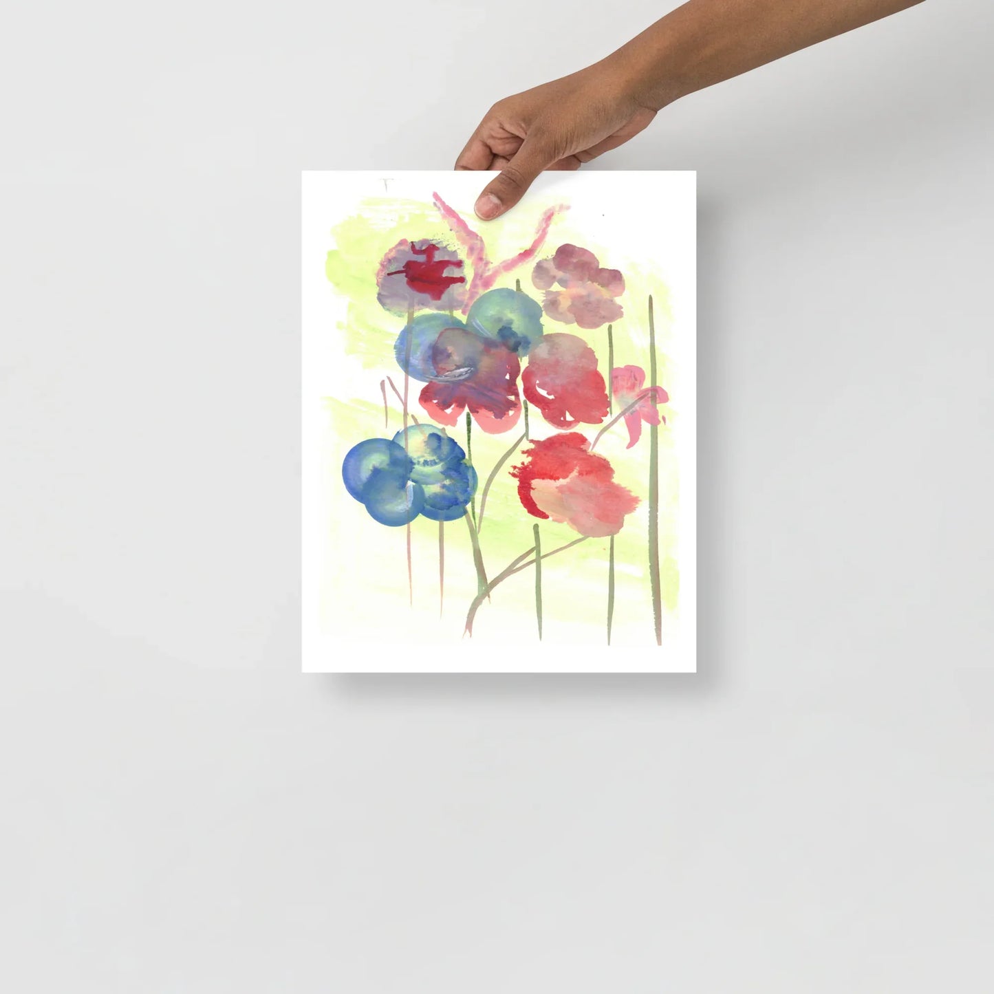 Affiche Aquarelle Abstraite RDJ 20 - Laure Leprince - Artiste Peintre