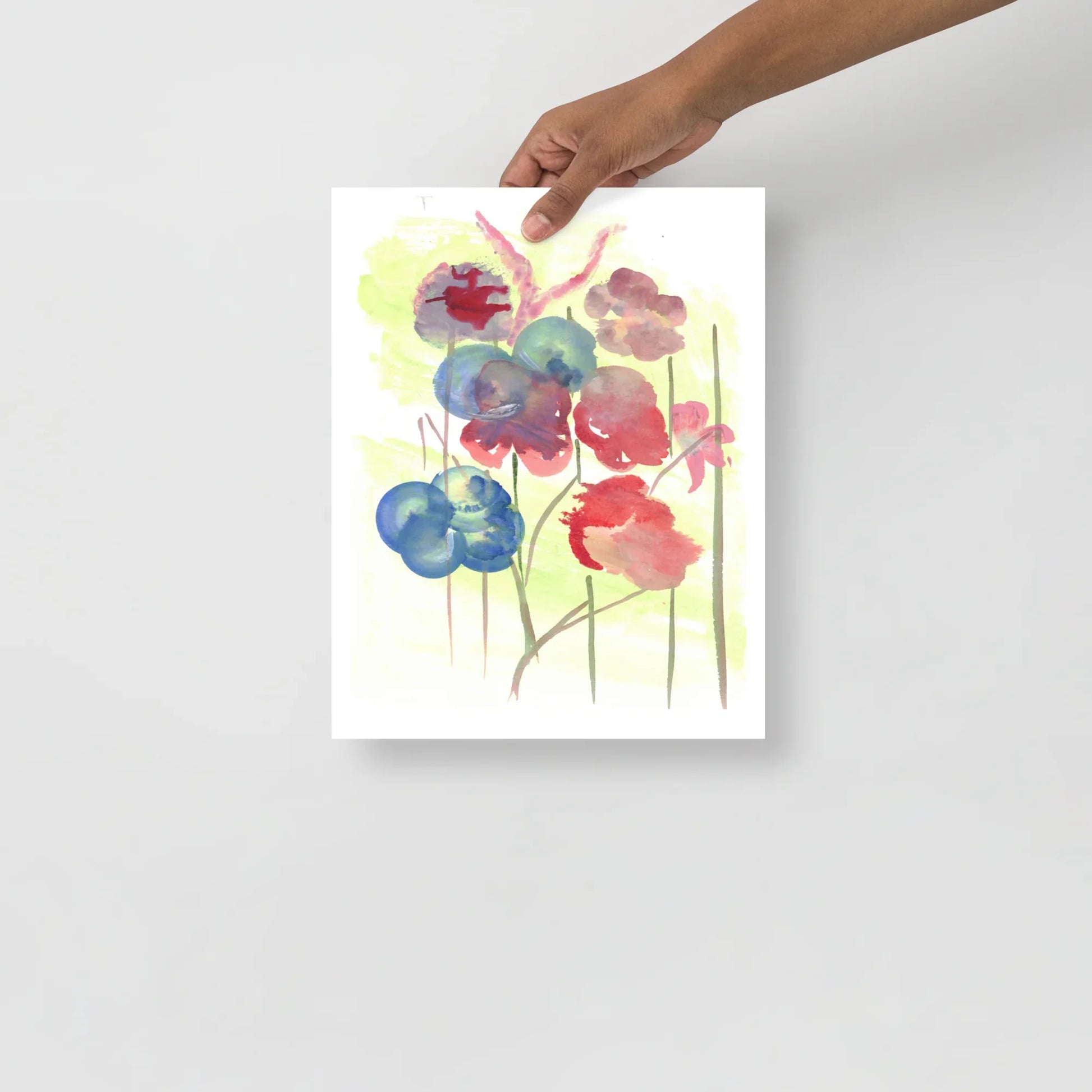 Affiche Aquarelle Abstraite RDJ 20 - Laure Leprince - Artiste Peintre