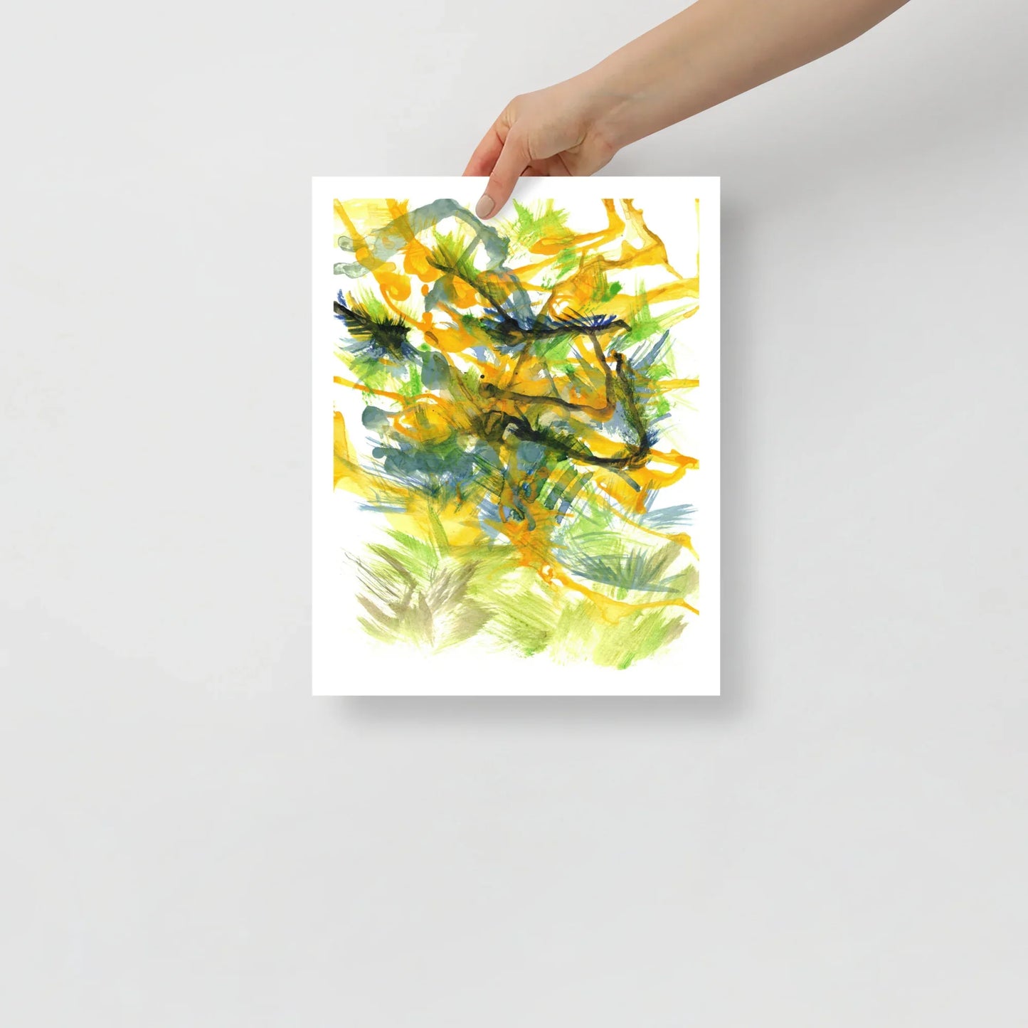 Affiche Aquarelle Abstraite RDJ 22 - Laure Leprince - Artiste Peintre