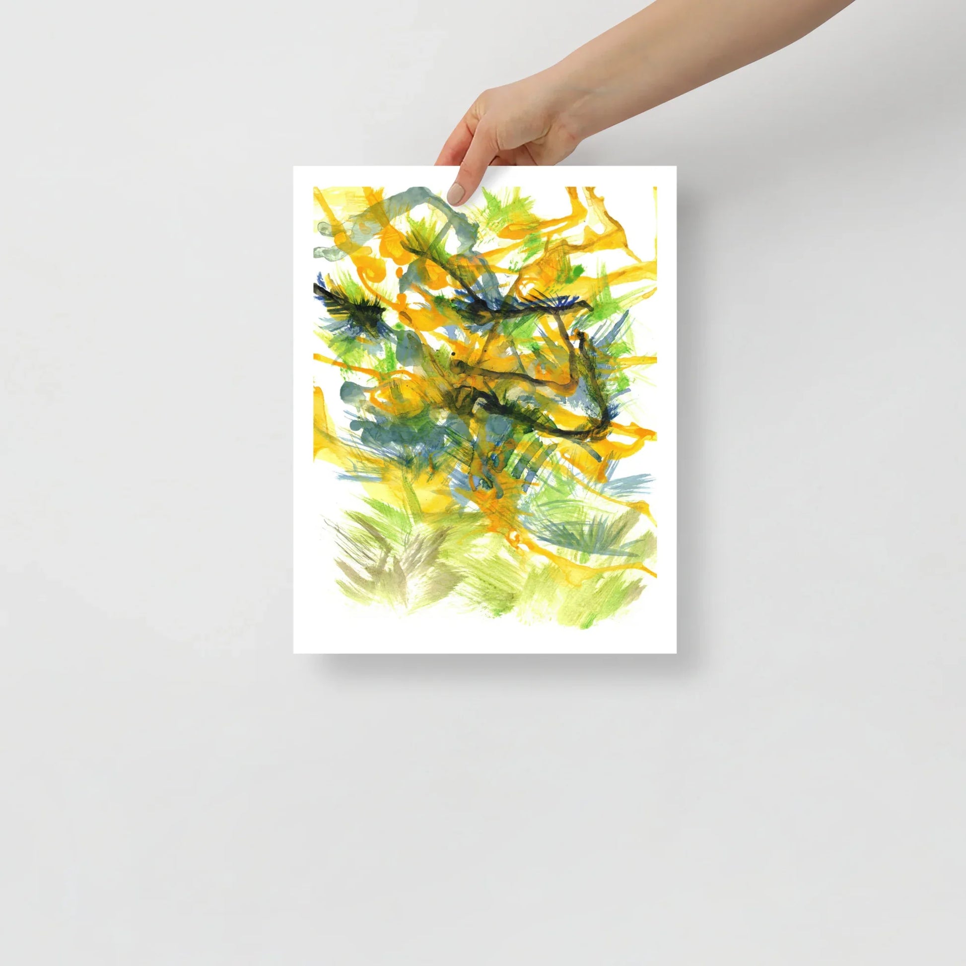 Affiche Aquarelle Abstraite RDJ 22 - Laure Leprince - Artiste Peintre