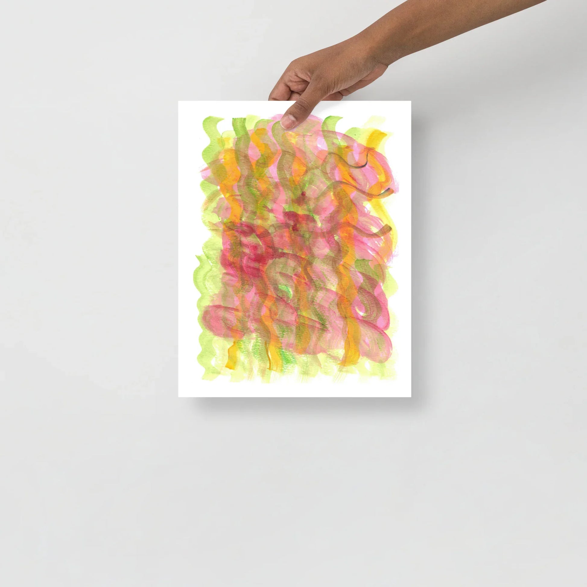 Affiche Aquarelle Abstraite RDJ 23 - Laure Leprince - Artiste Peintre
