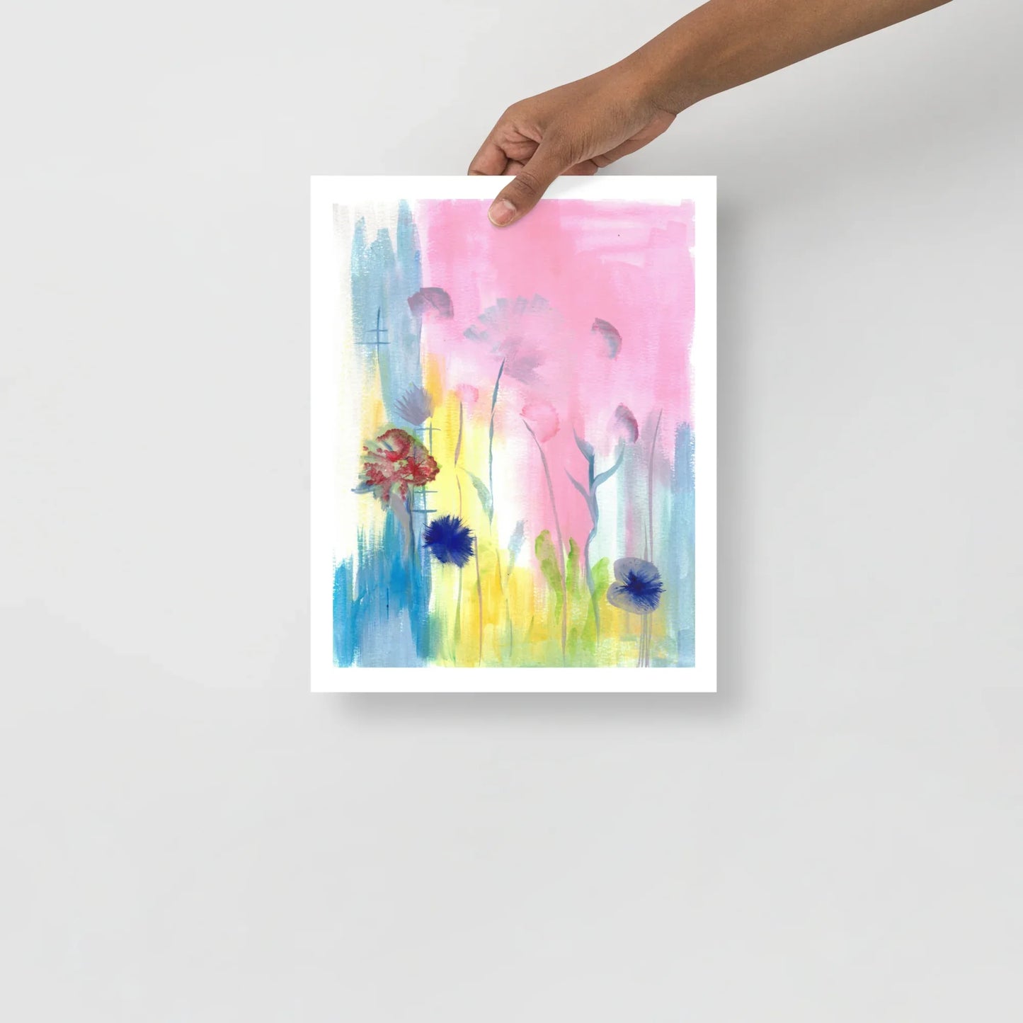 Affiche Aquarelle Abstraite RDJ 25 - Laure Leprince - Artiste Peintre
