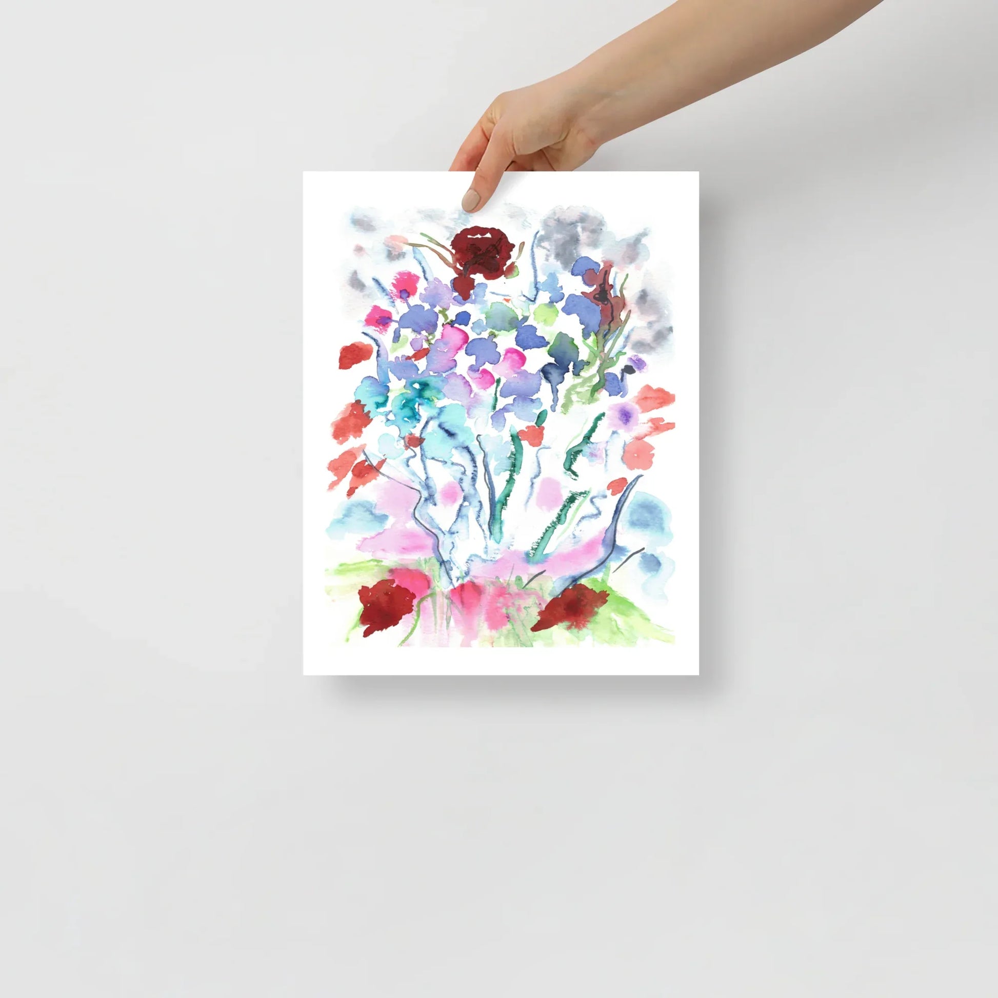 Affiche Aquarelle Abstraite RDJ 26 - Laure Leprince - Artiste Peintre