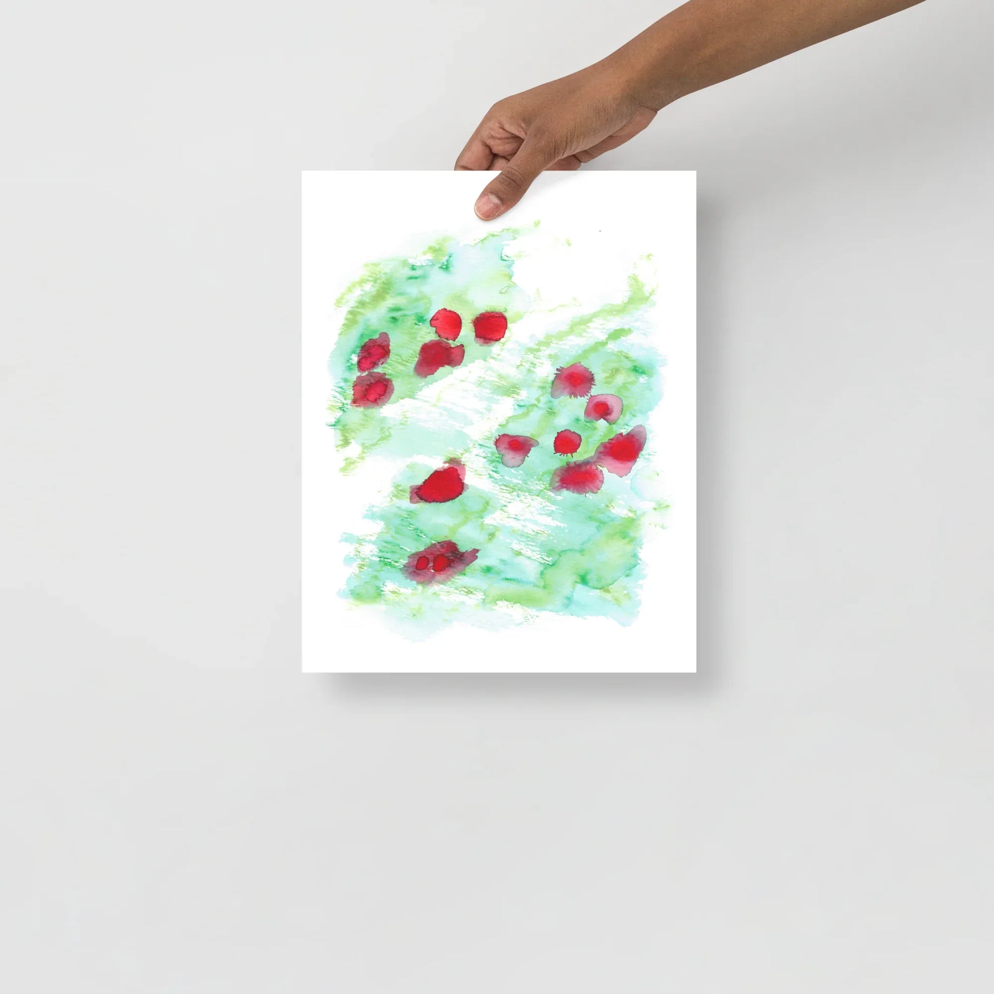 Affiche Aquarelle Abstraite RDJ 28 - Laure Leprince - Artiste Peintre