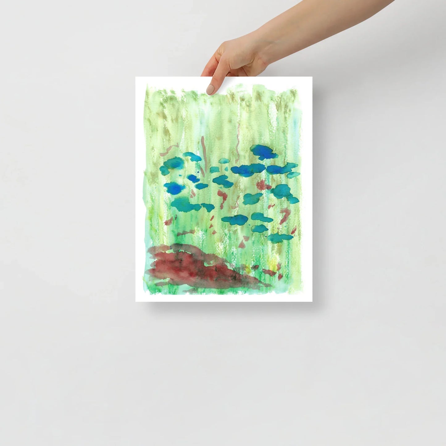 Affiche Aquarelle Abstraite RDJ 29 - Laure Leprince - Artiste Peintre