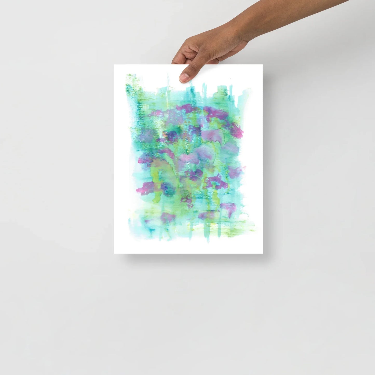 Affiche Aquarelle Abstraite RDJ 33 - Laure Leprince - Artiste Peintre