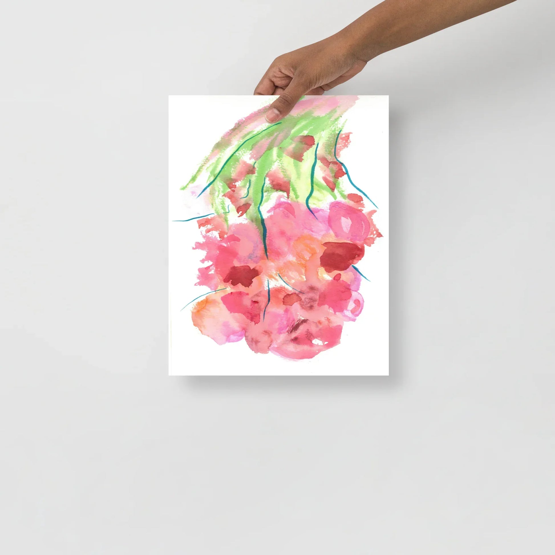Affiche Aquarelle Abstraite RDJ 37 - Laure Leprince - Artiste Peintre