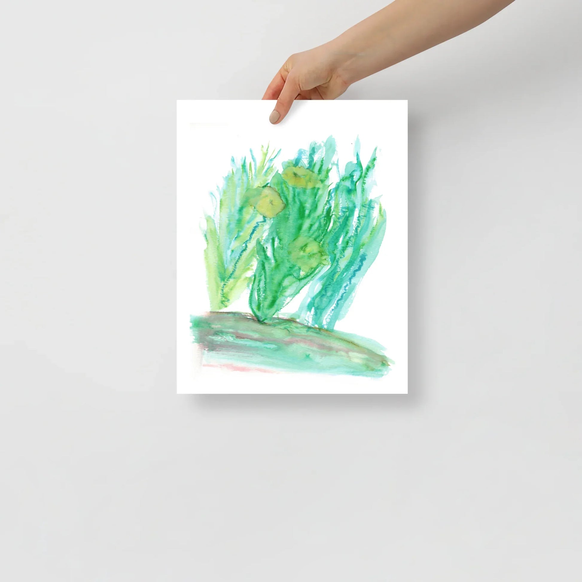 Affiche Aquarelle Abstraite RDJ 39 - Laure Leprince - Artiste Peintre