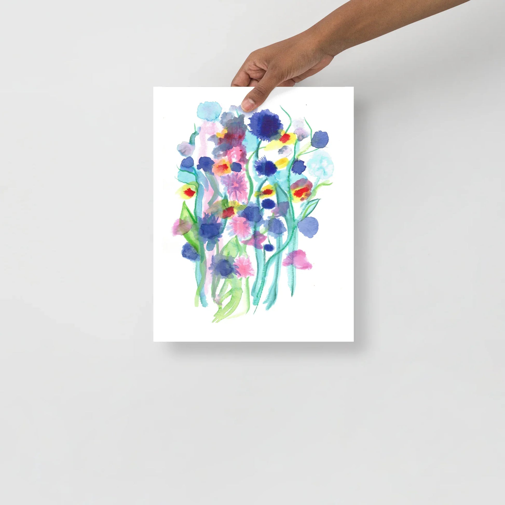 Affiche Aquarelle Abstraite RDJ 40 - Laure Leprince - Artiste Peintre