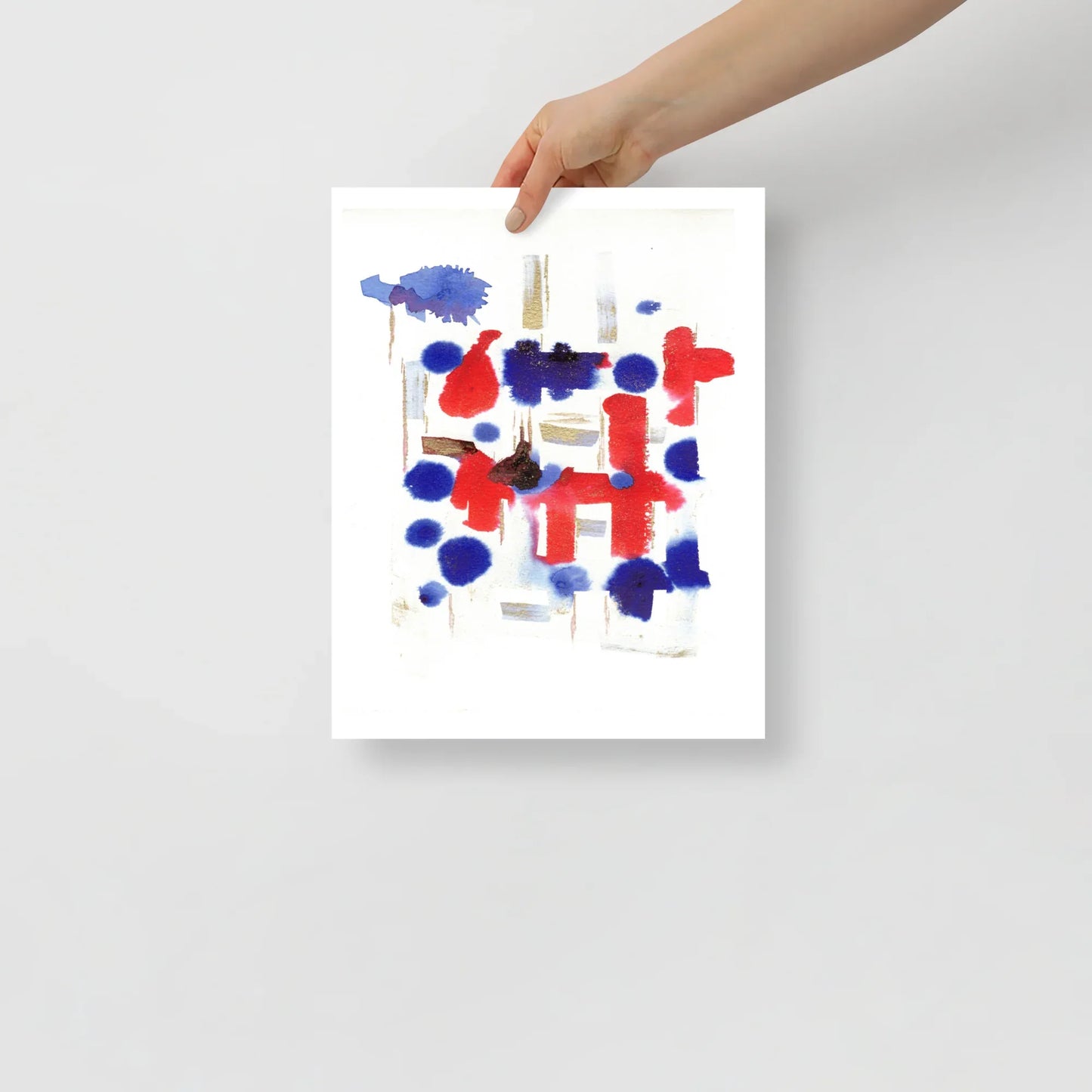 Affiche Aquarelle Abstraite RDJ 43 - Laure Leprince - Artiste Peintre