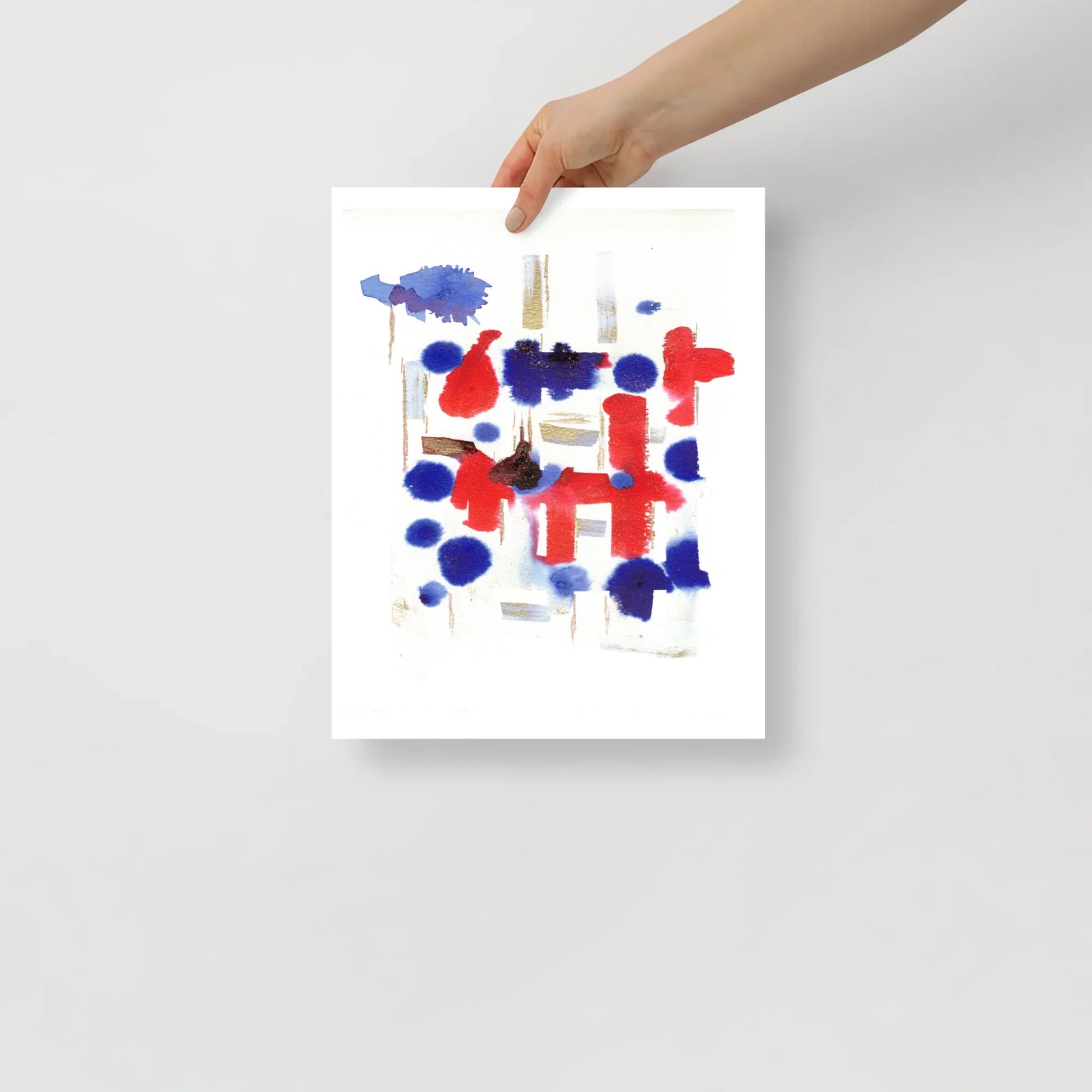 Affiche Aquarelle Abstraite RDJ 43 - Laure Leprince - Artiste Peintre