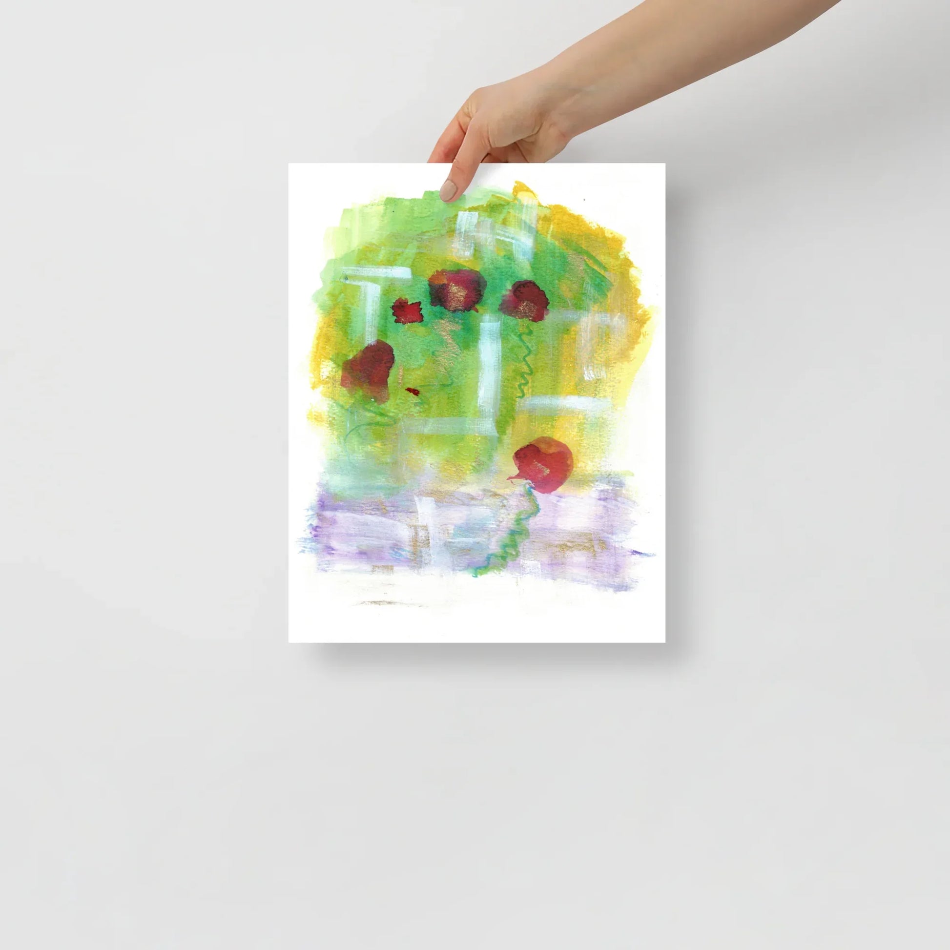 Affiche Aquarelle Abstraite RDJ 45 - Laure Leprince - Artiste Peintre