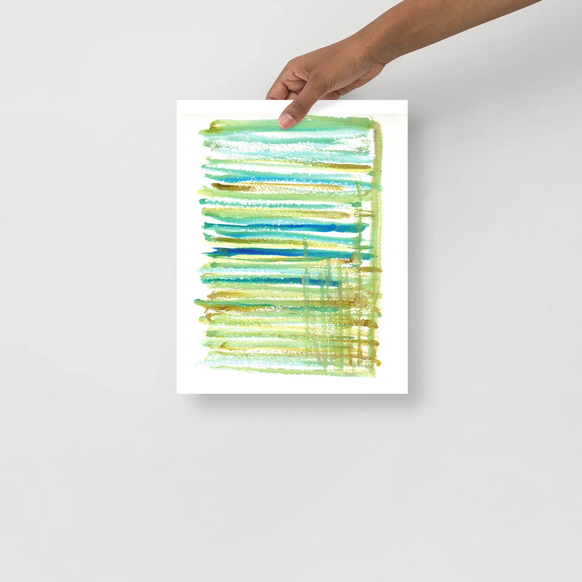 Affiche Aquarelle Abstraite RDJ 46 - Laure Leprince - Artiste Peintre