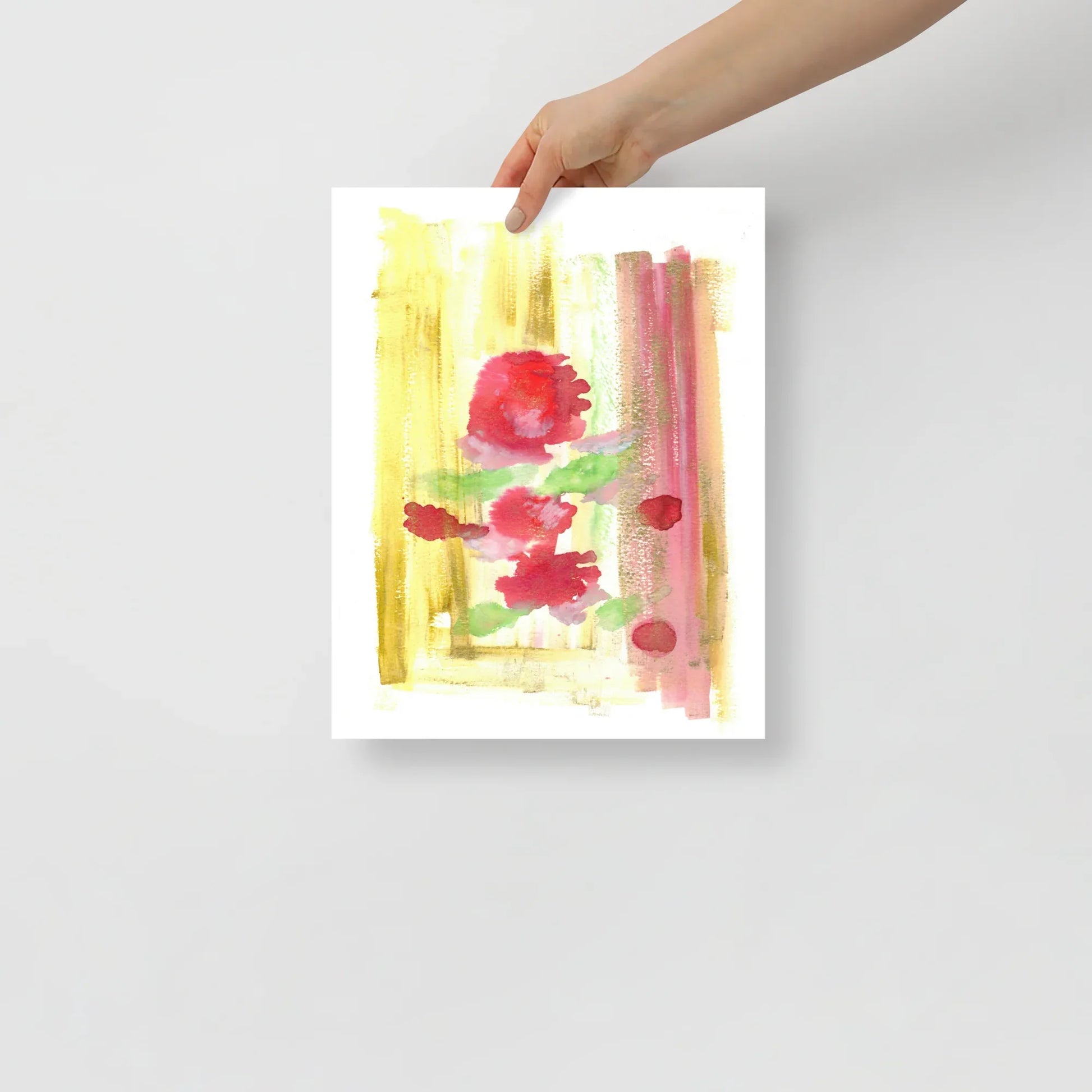 Affiche Aquarelle Abstraite RDJ 47 - Laure Leprince - Artiste Peintre