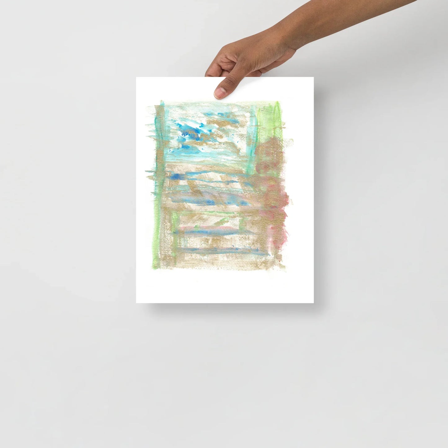 Affiche Aquarelle Abstraite RDJ 48 - Laure Leprince - Artiste Peintre