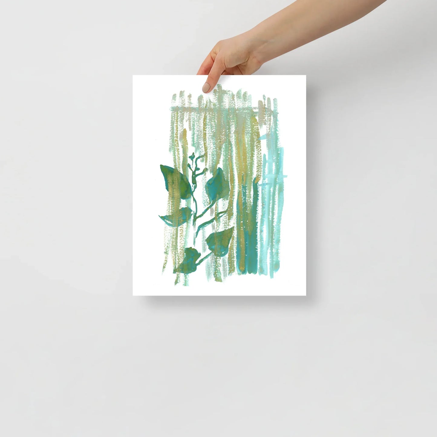 Affiche Aquarelle Abstraite RDJ 49 - Laure Leprince - Artiste Peintre