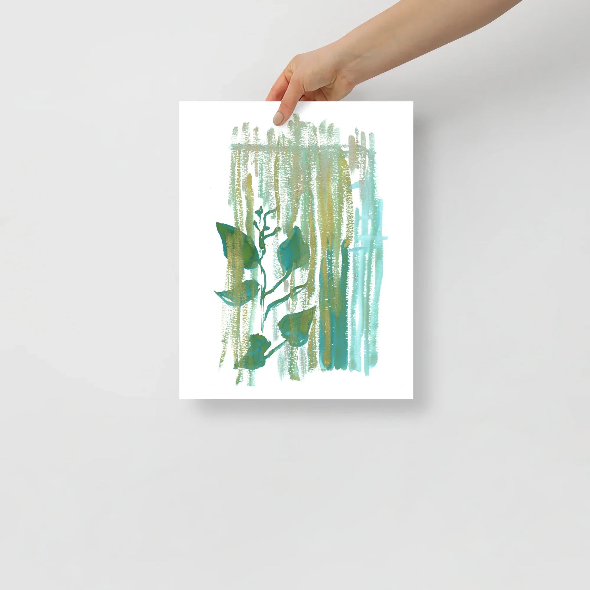 Affiche Aquarelle Abstraite RDJ 49 - Laure Leprince - Artiste Peintre
