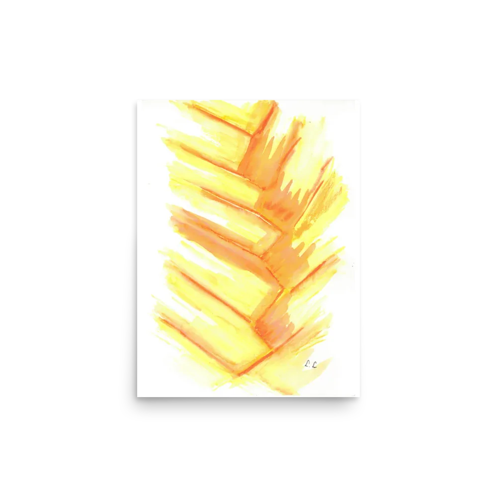 Affiche Flux solaire - Laure Leprince - Artiste Peintre