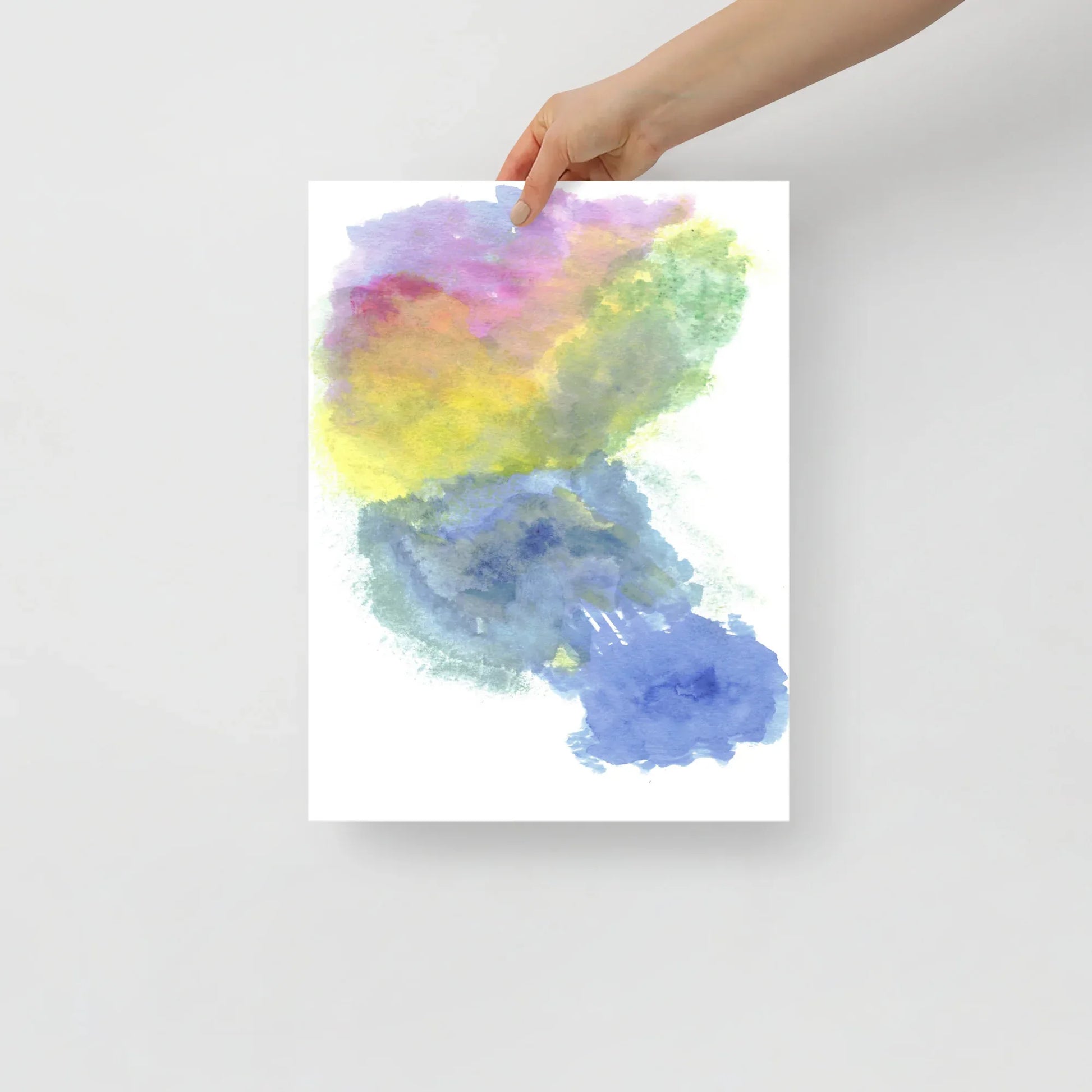 Affiche Aquarelle Abstraite RDJ 10 - Laure Leprince - Artiste Peintre