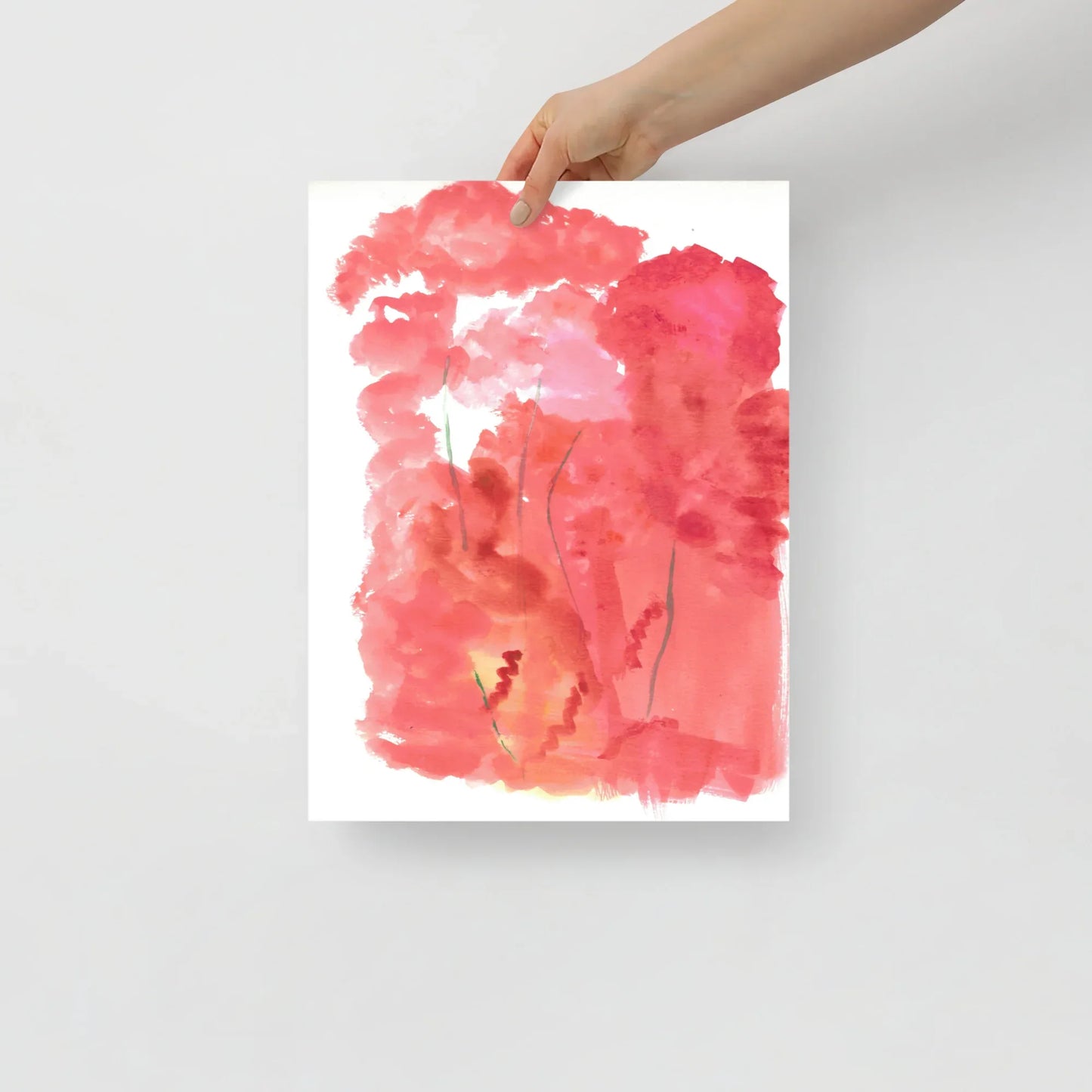 Poster Aquarelle Abstraire RDJ 11 - Laure Leprince - Artiste Peintre