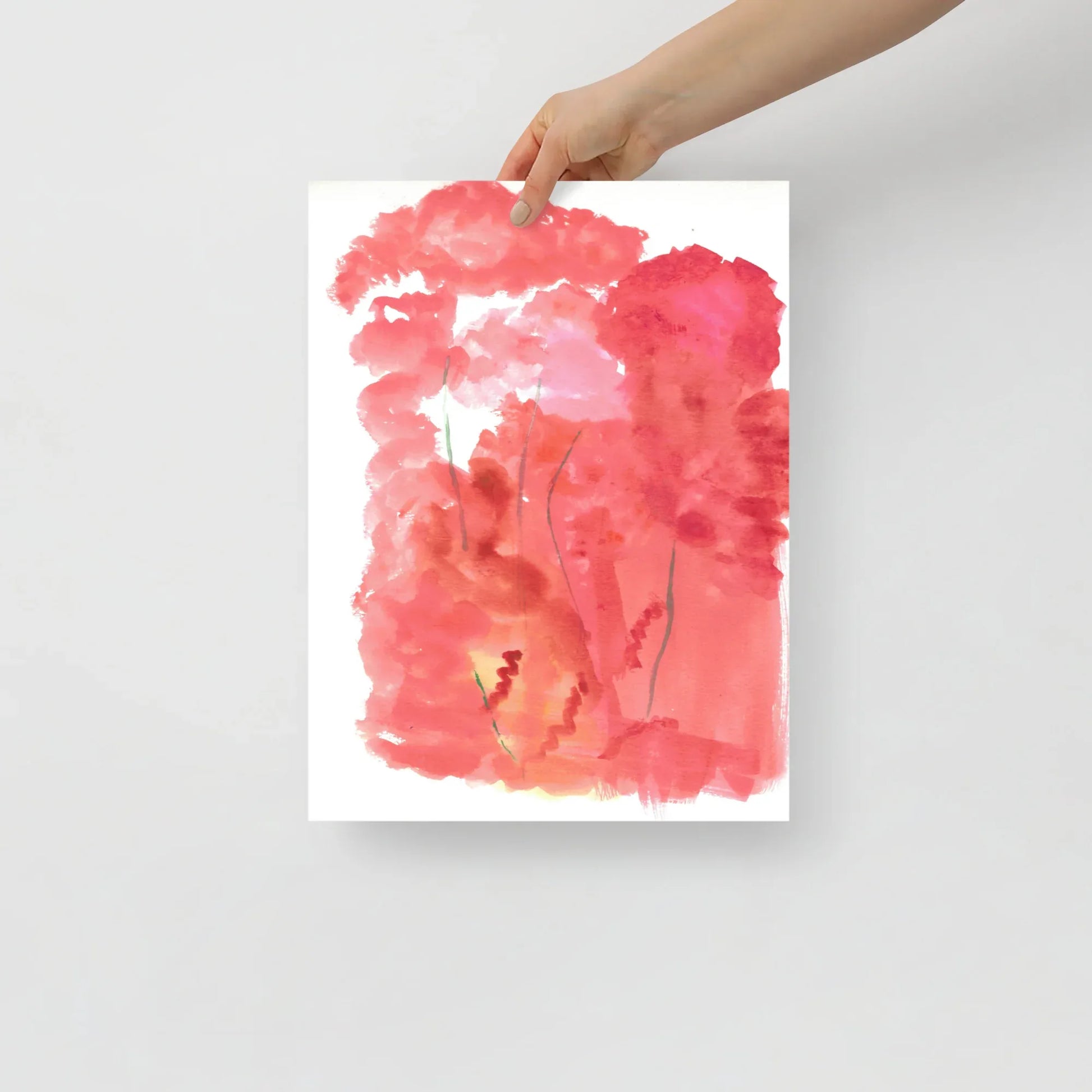 Poster Aquarelle Abstraire RDJ 11 - Laure Leprince - Artiste Peintre