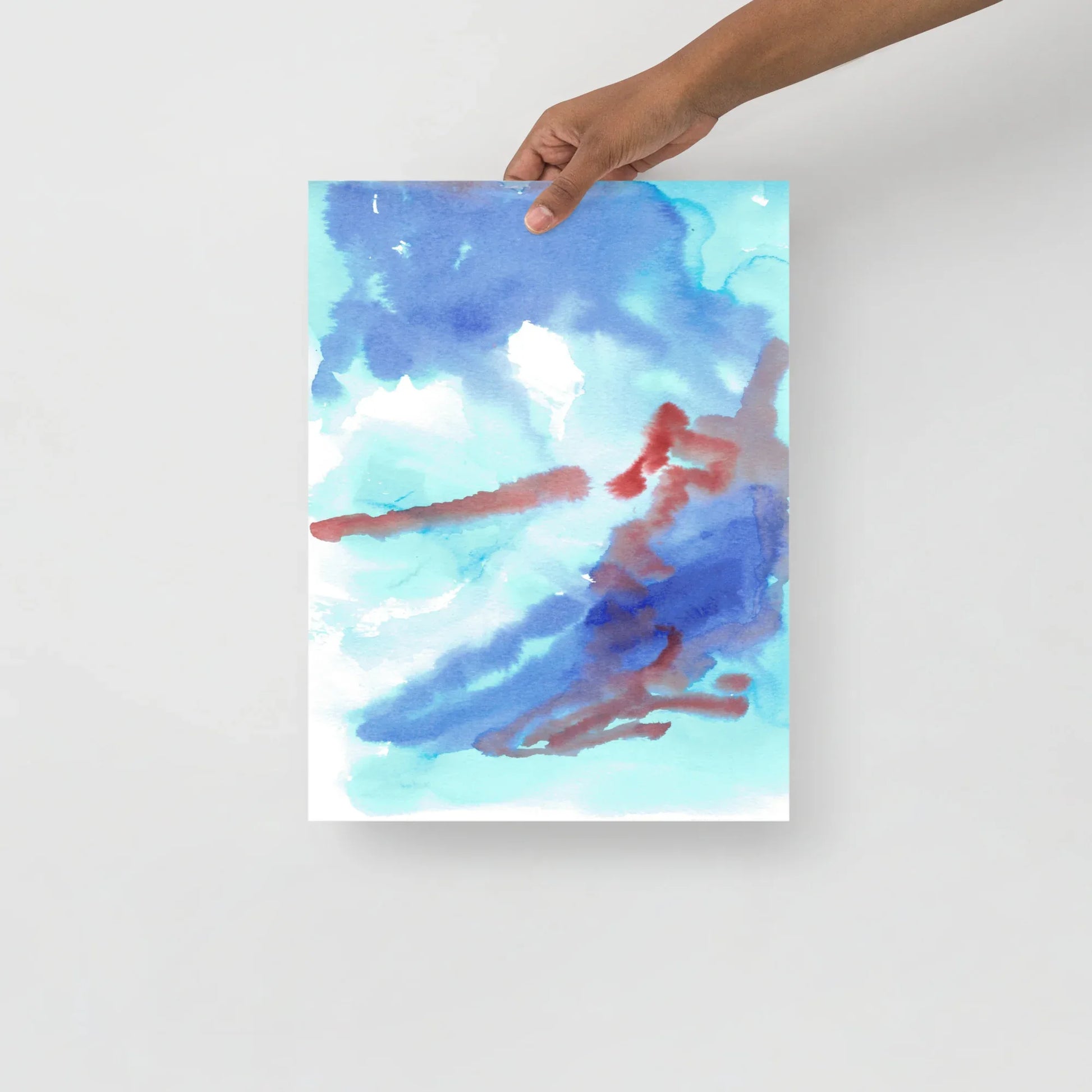 Poster Aquarelle Abstraire RDJ 16 - Laure Leprince - Artiste Peintre