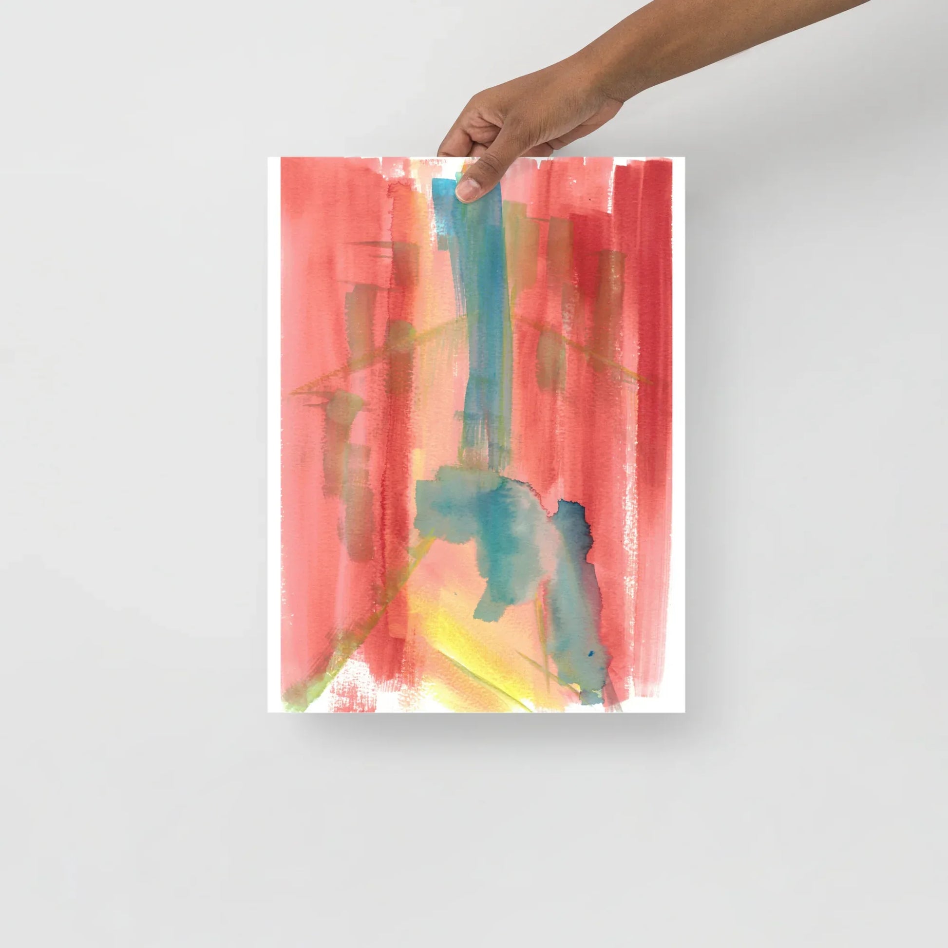 Poster Aquarelle Abstraire RDJ 17 - Laure Leprince - Artiste Peintre
