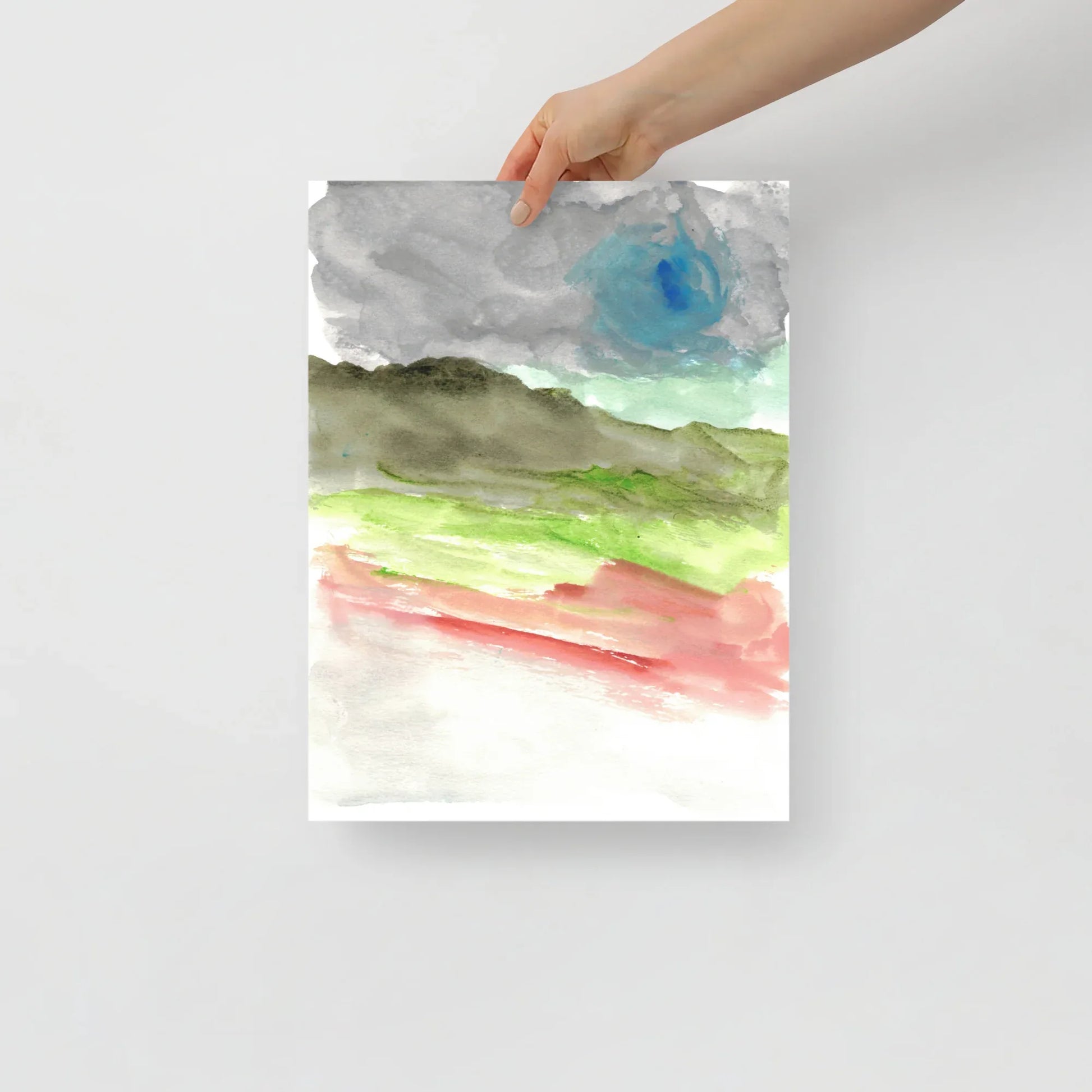 Affiche Aquarelle Abstraite RDJ 19 - Laure Leprince - Artiste Peintre