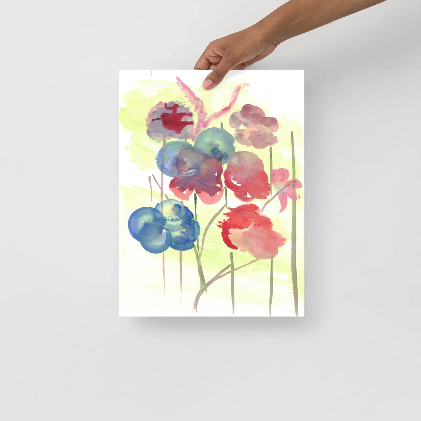 Affiche Aquarelle Abstraite RDJ 20 - Laure Leprince - Artiste Peintre