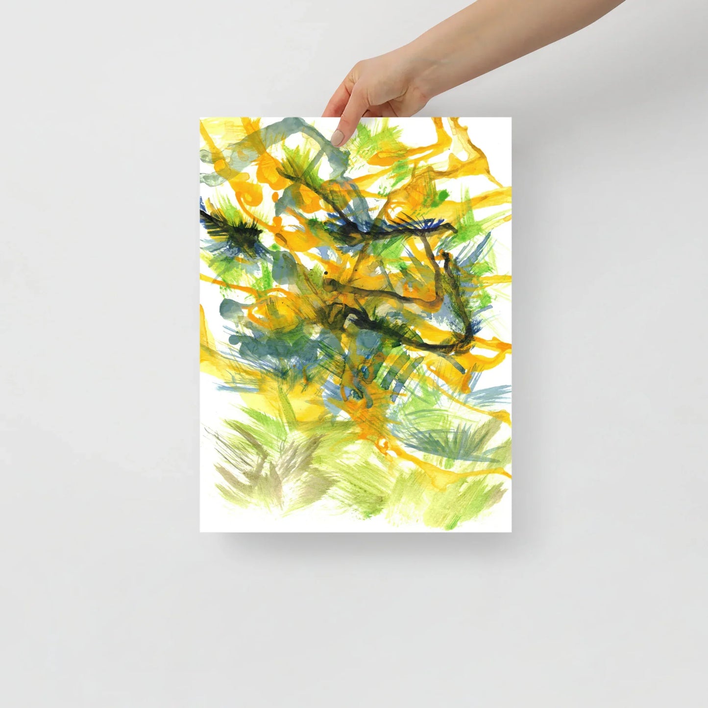 Affiche Aquarelle Abstraite RDJ 22 - Laure Leprince - Artiste Peintre