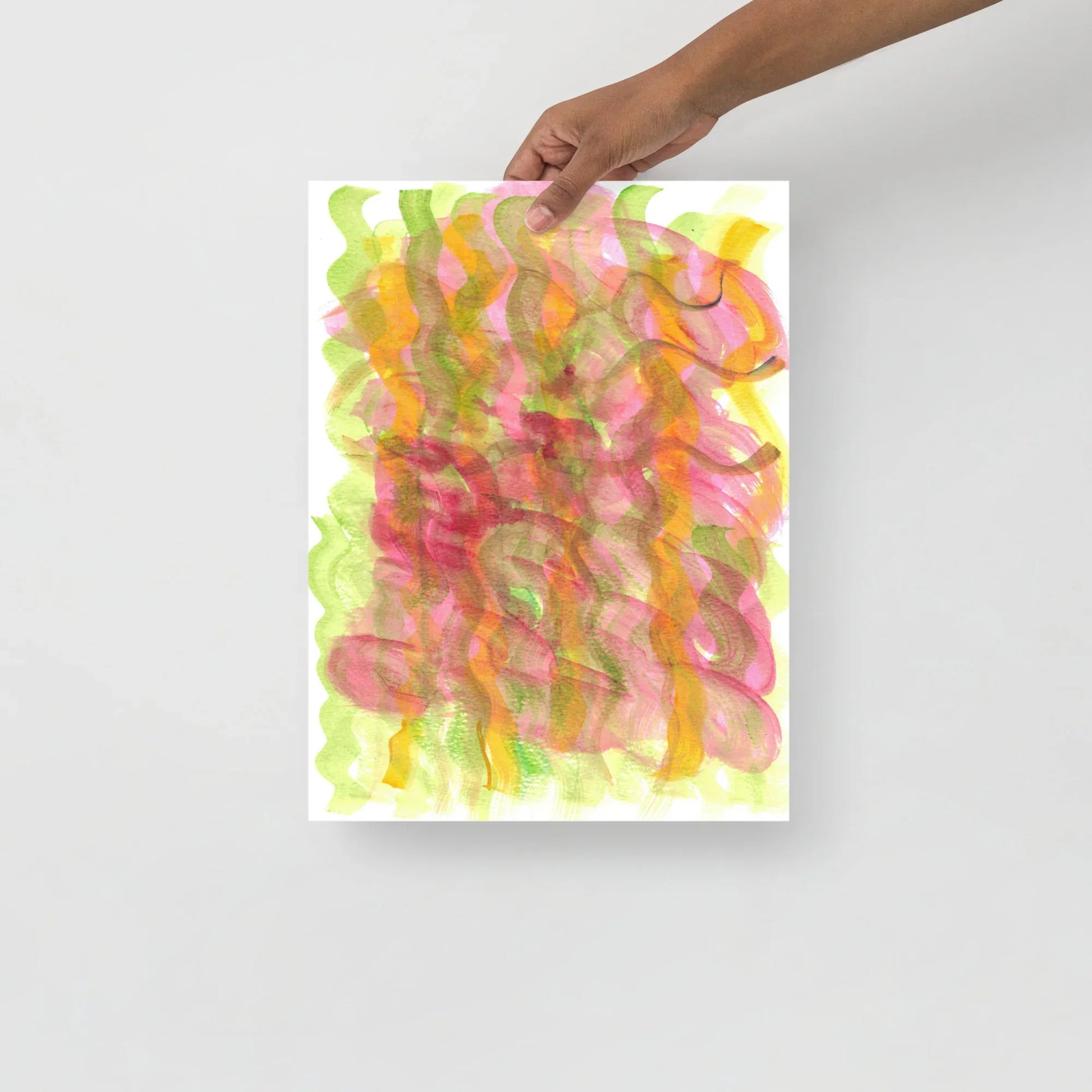 Affiche Aquarelle Abstraite RDJ 23 - Laure Leprince - Artiste Peintre