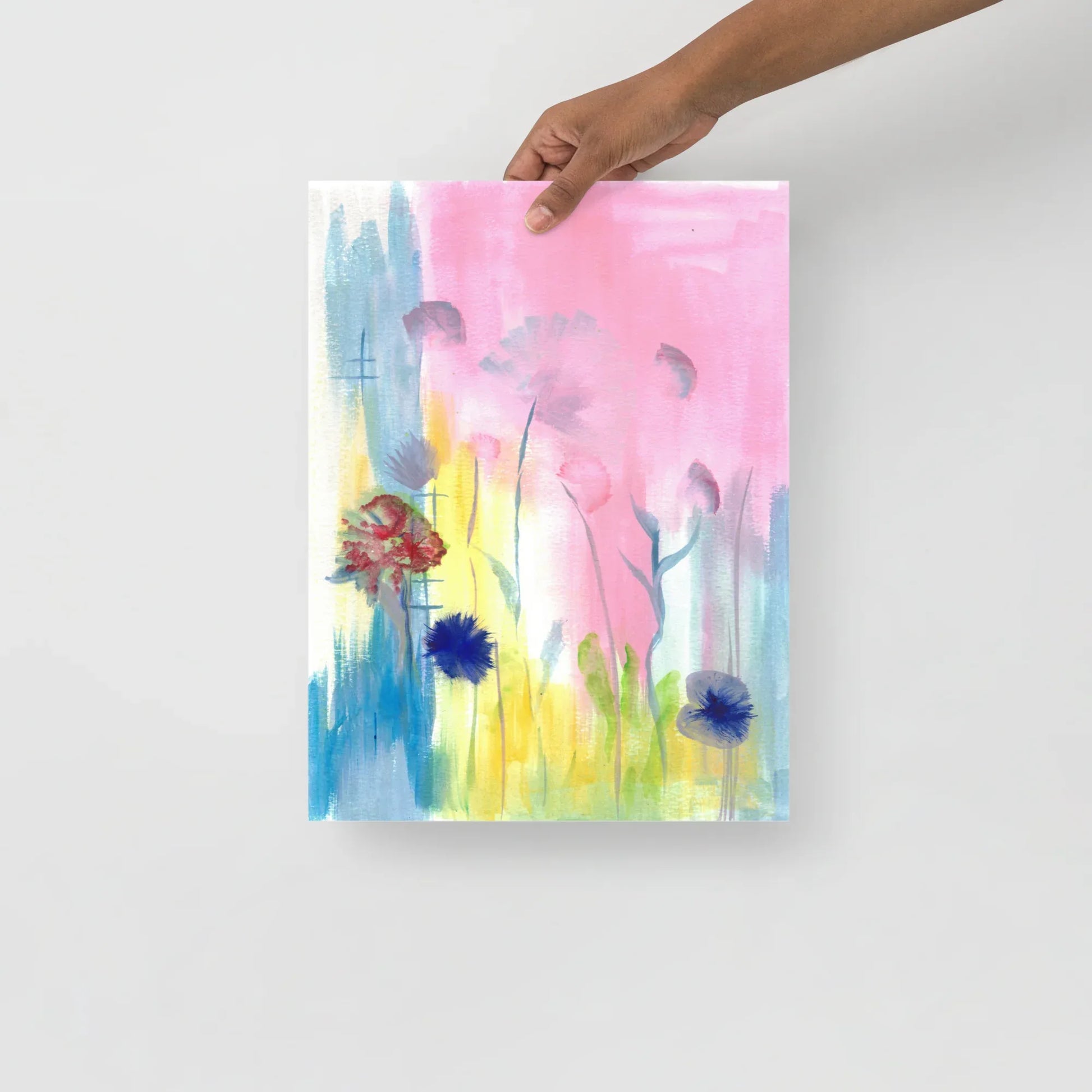 Affiche Aquarelle Abstraite RDJ 25 - Laure Leprince - Artiste Peintre