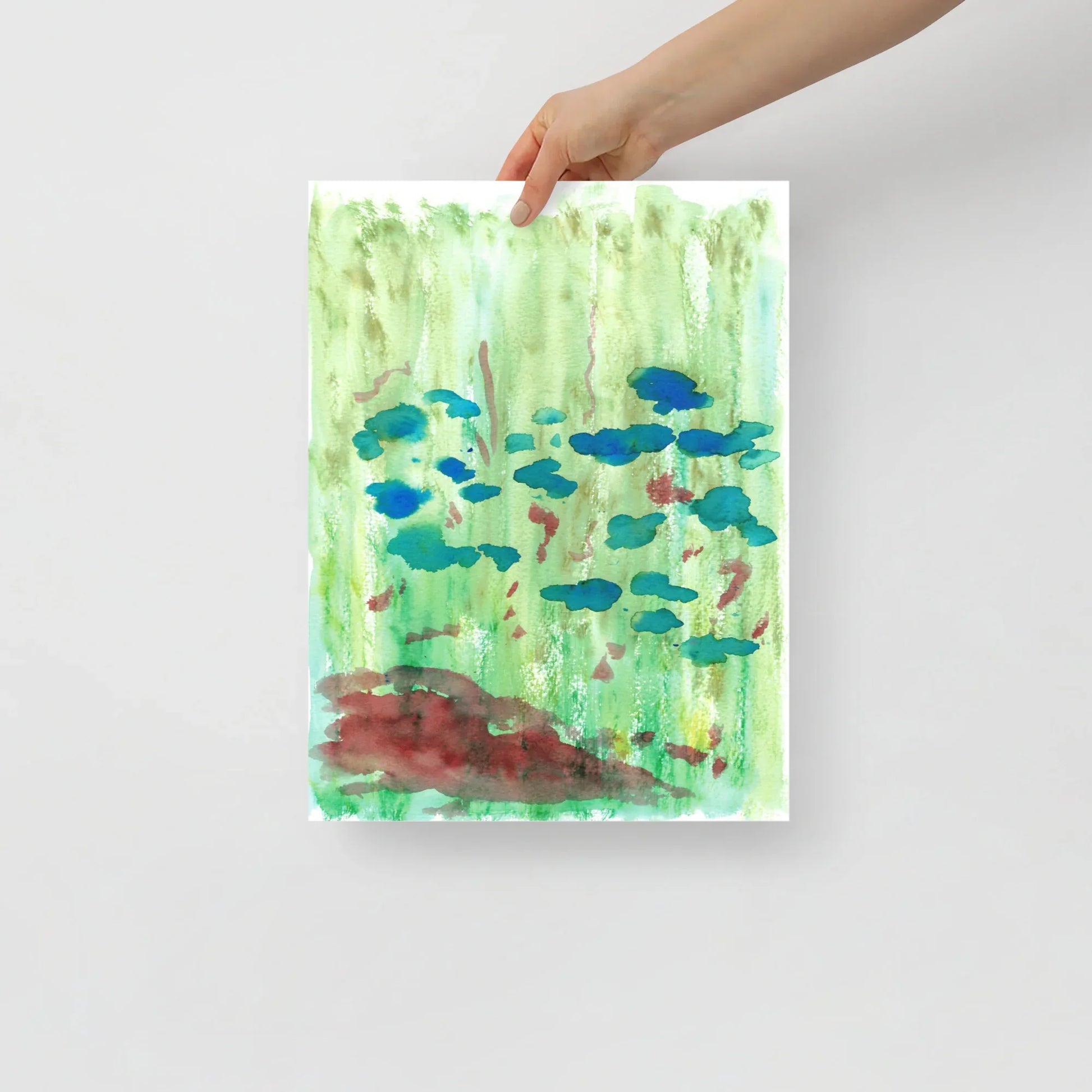Affiche Aquarelle Abstraite RDJ 29 - Laure Leprince - Artiste Peintre
