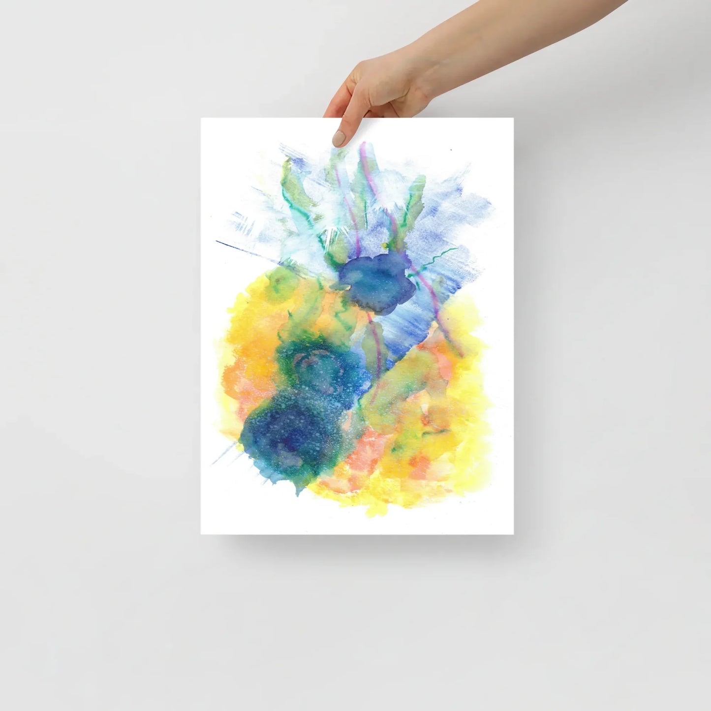 Affiche Aquarelle Abstraite RDJ 31 - Laure Leprince - Artiste Peintre
