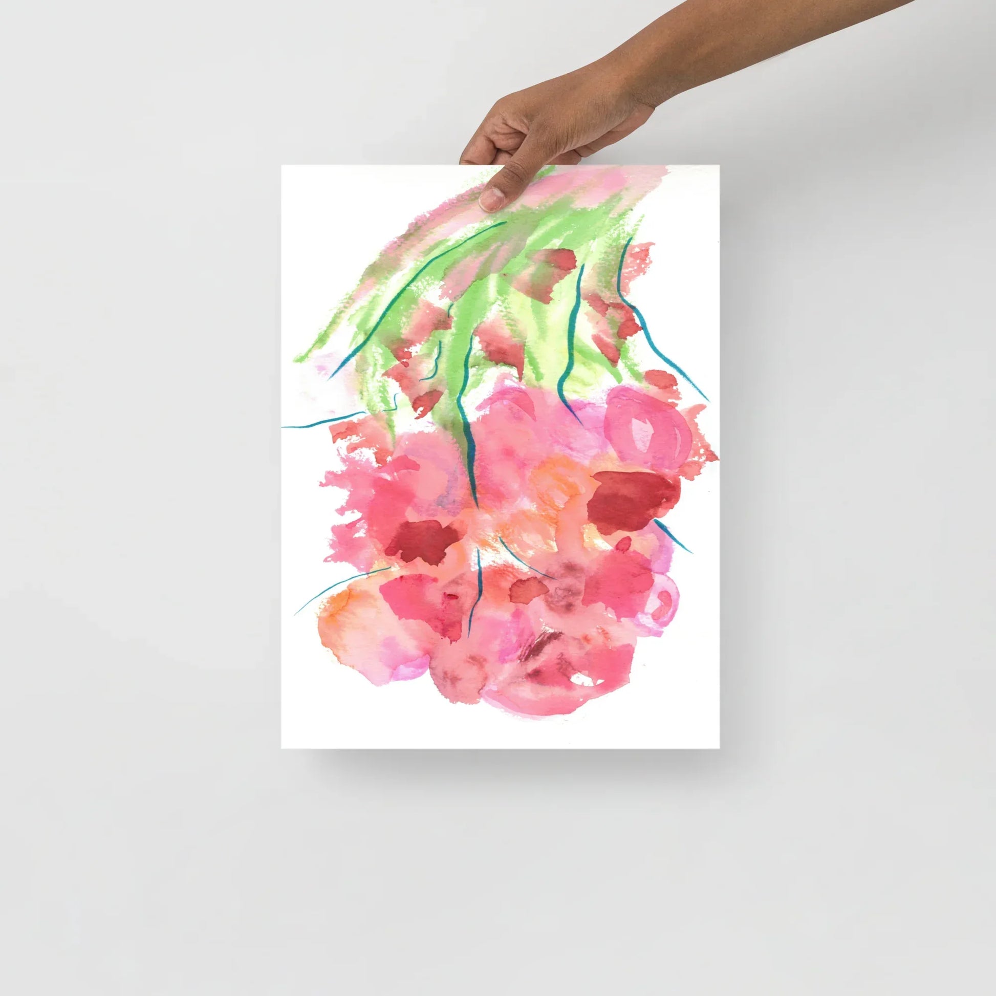 Affiche Aquarelle Abstraite RDJ 37 - Laure Leprince - Artiste Peintre