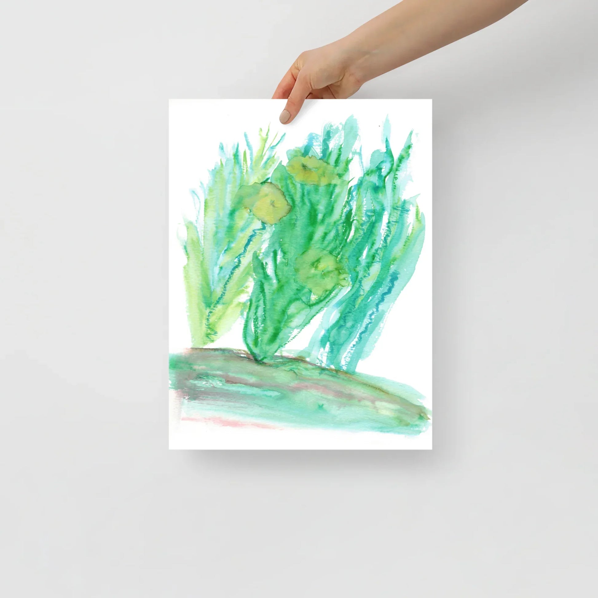 Affiche Aquarelle Abstraite RDJ 39 - Laure Leprince - Artiste Peintre