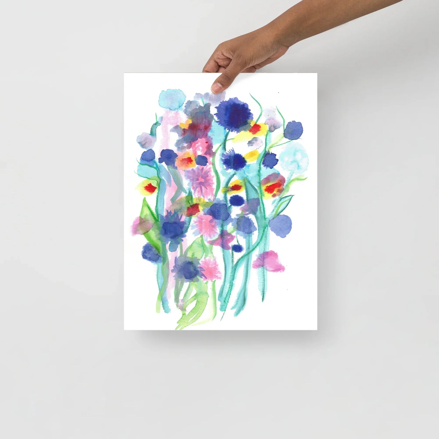 Affiche Aquarelle Abstraite RDJ 40 - Laure Leprince - Artiste Peintre