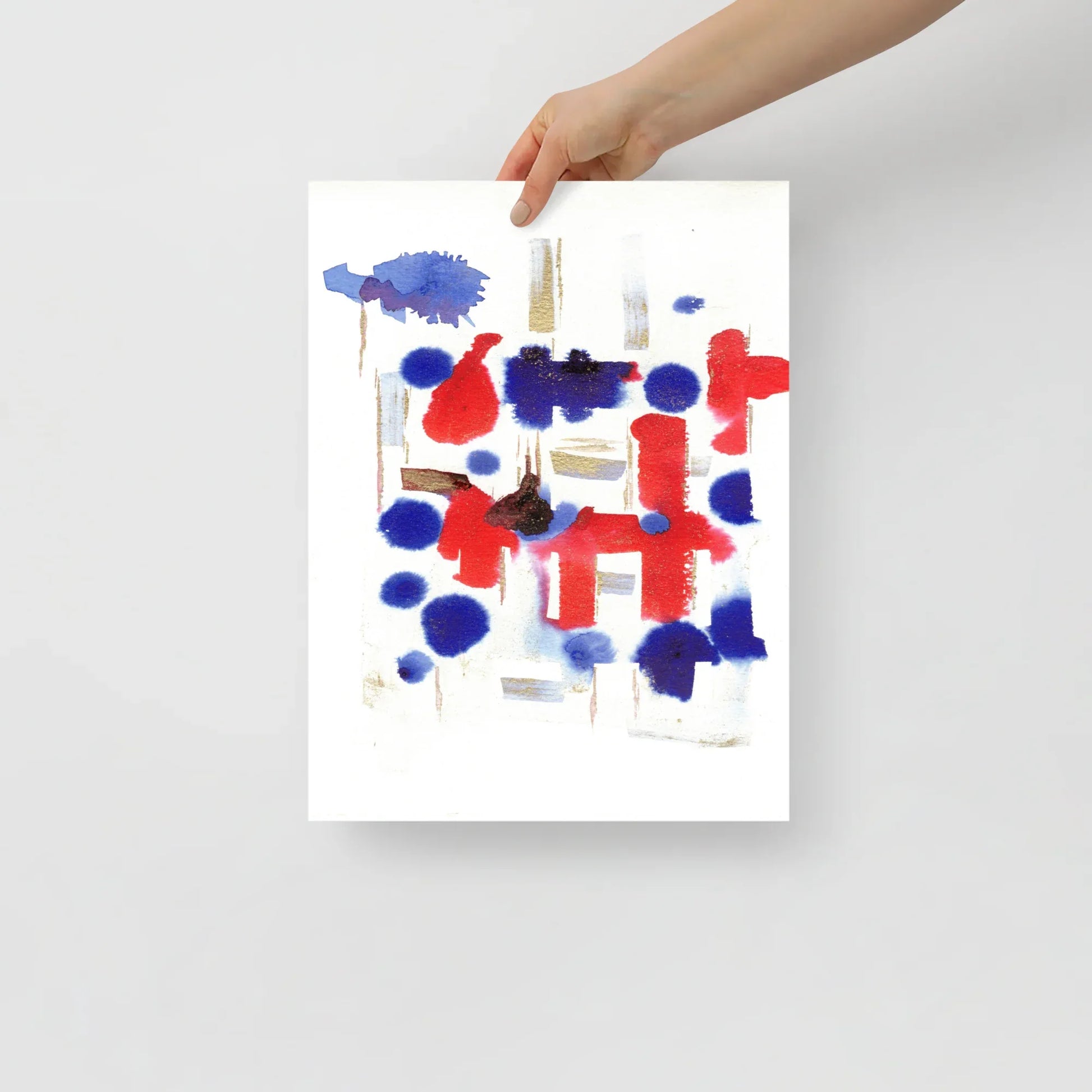 Affiche Aquarelle Abstraite RDJ 43 - Laure Leprince - Artiste Peintre