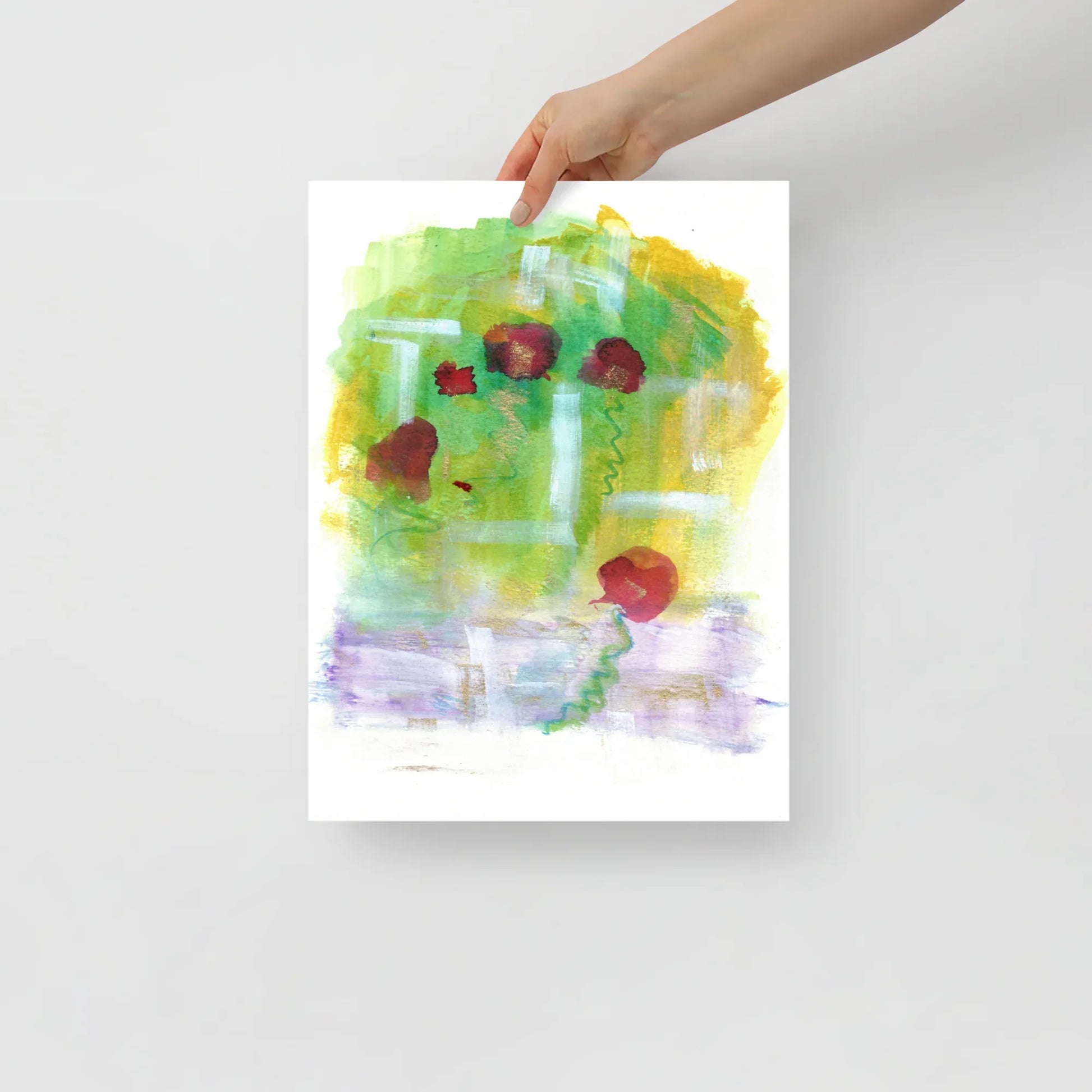 Affiche Aquarelle Abstraite RDJ 45 - Laure Leprince - Artiste Peintre