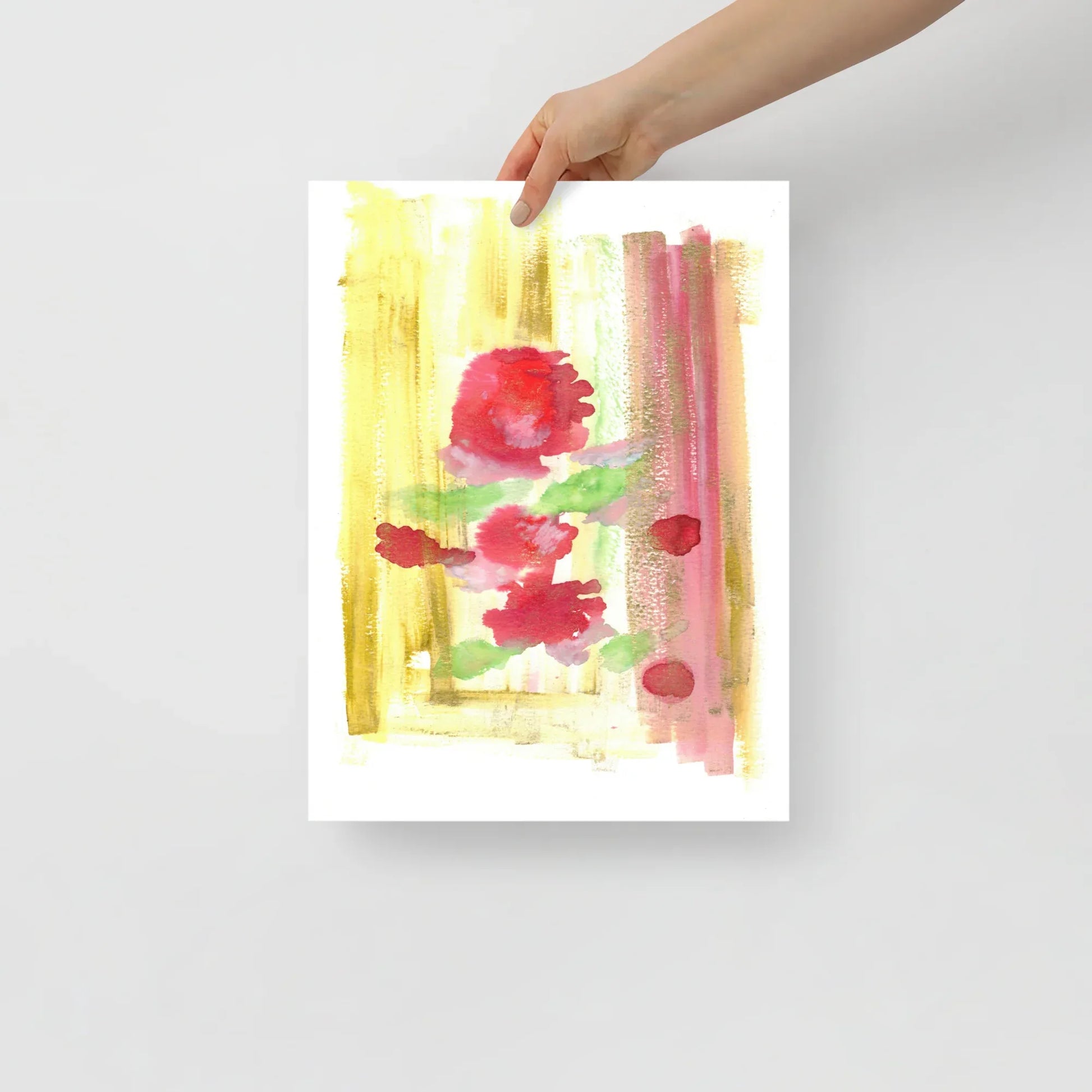 Affiche Aquarelle Abstraite RDJ 47 - Laure Leprince - Artiste Peintre