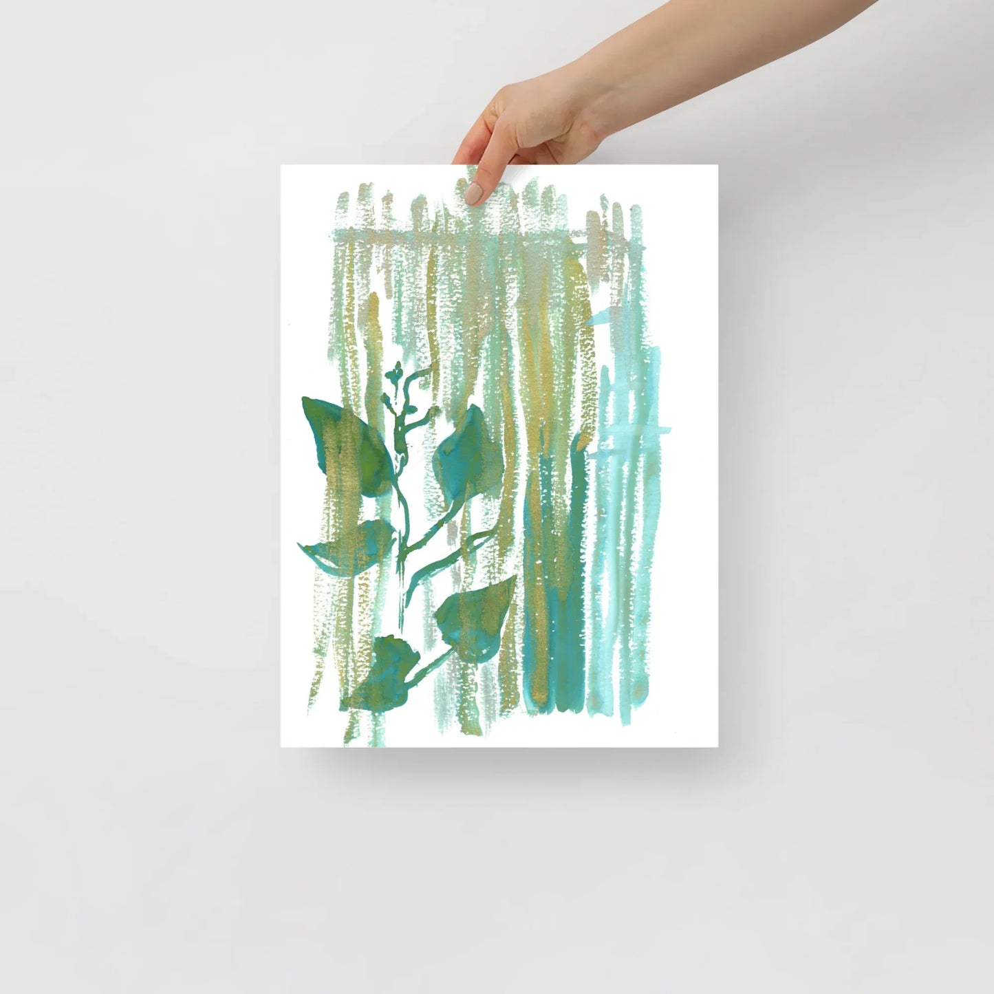 Affiche Aquarelle Abstraite RDJ 49 - Laure Leprince - Artiste Peintre
