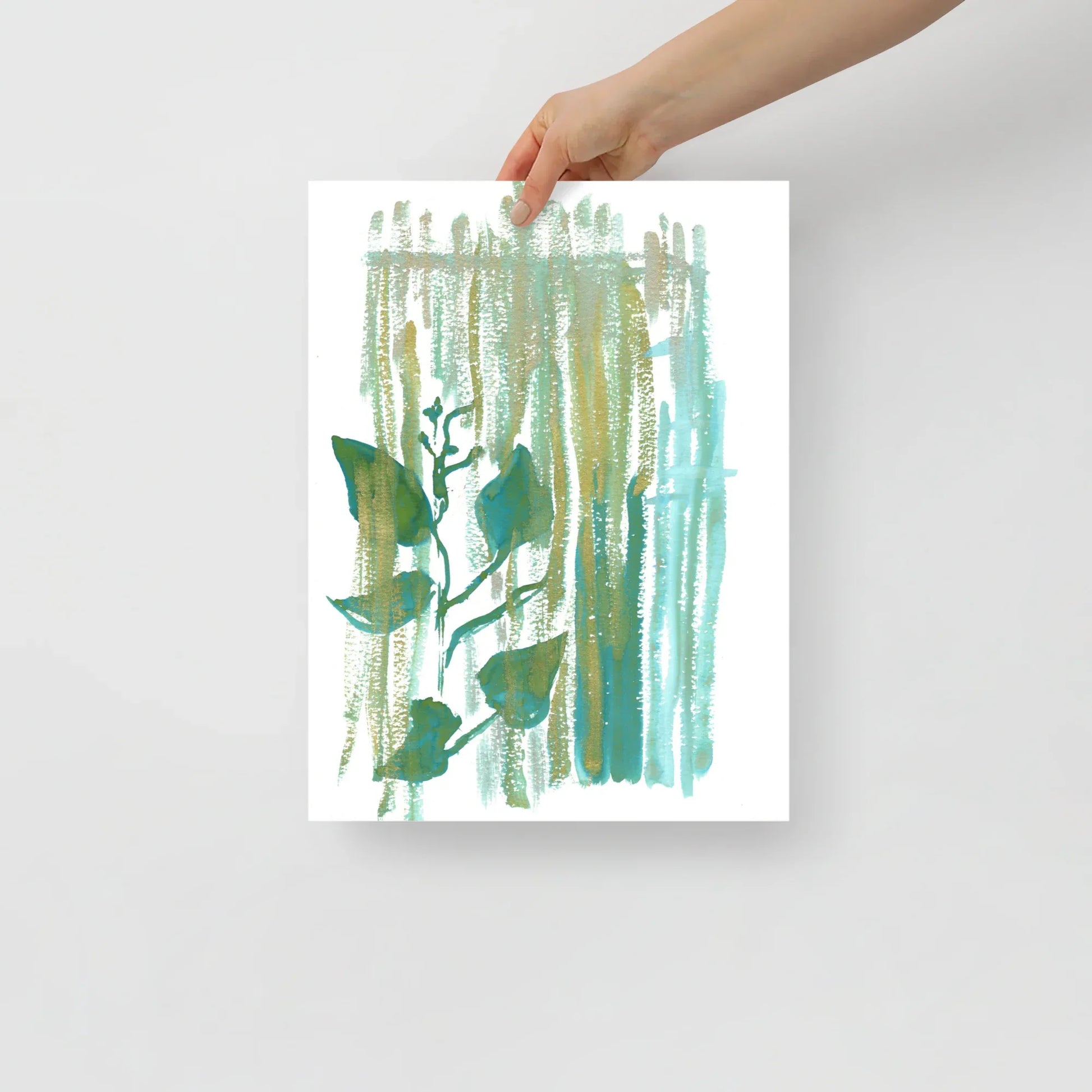Affiche Aquarelle Abstraite RDJ 49 - Laure Leprince - Artiste Peintre